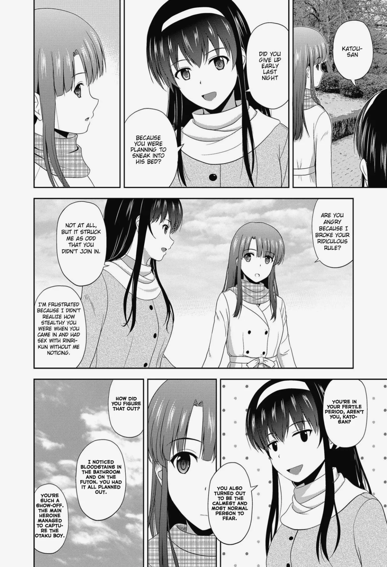 (C98) [G-SCAN CORP. (Satou Chagashi)]Saenai Kanojo-tachi no Rinri Shinsakai Soushuuhen 2(Saenai Heroine no Sodatekata) [English] Page 59
