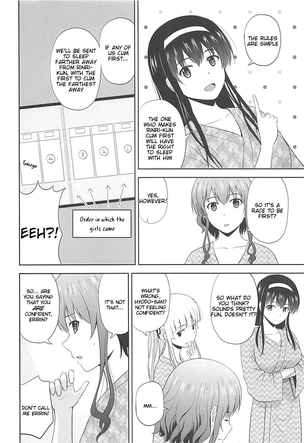 (C98) [G-SCAN CORP. (Satou Chagashi)]Saenai Kanojo-tachi no Rinri Shinsakai Soushuuhen 2(Saenai Heroine no Sodatekata) [English] Page 33