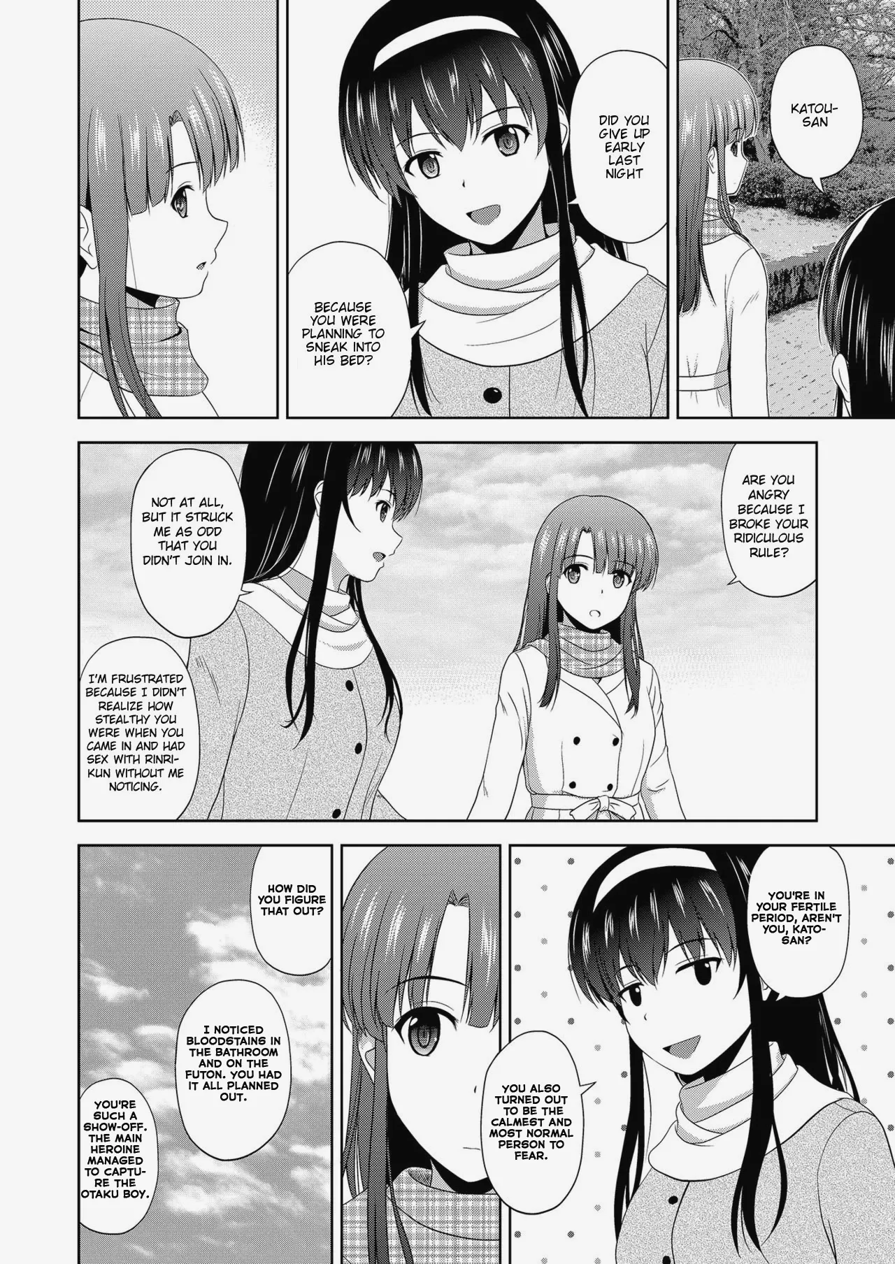 (C98) [G-SCAN CORP. (Satou Chagashi)]Saenai Kanojo-tachi no Rinri Shinsakai Soushuuhen 2(Saenai Heroine no Sodatekata) [English] Page 61