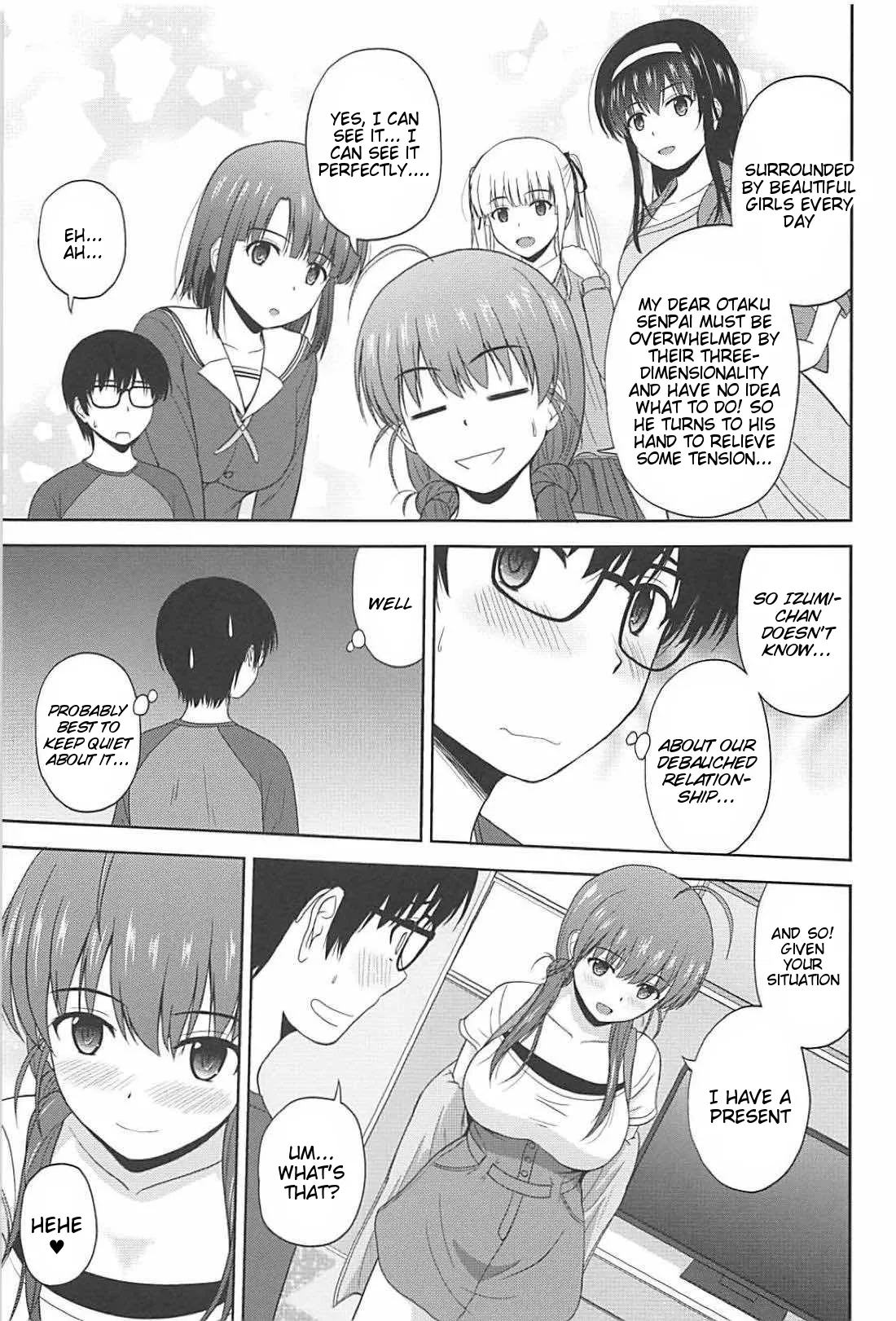 (C98) [G-SCAN CORP. (Satou Chagashi)]Saenai Kanojo-tachi no Rinri Shinsakai Soushuuhen 2(Saenai Heroine no Sodatekata) [English] Page 66