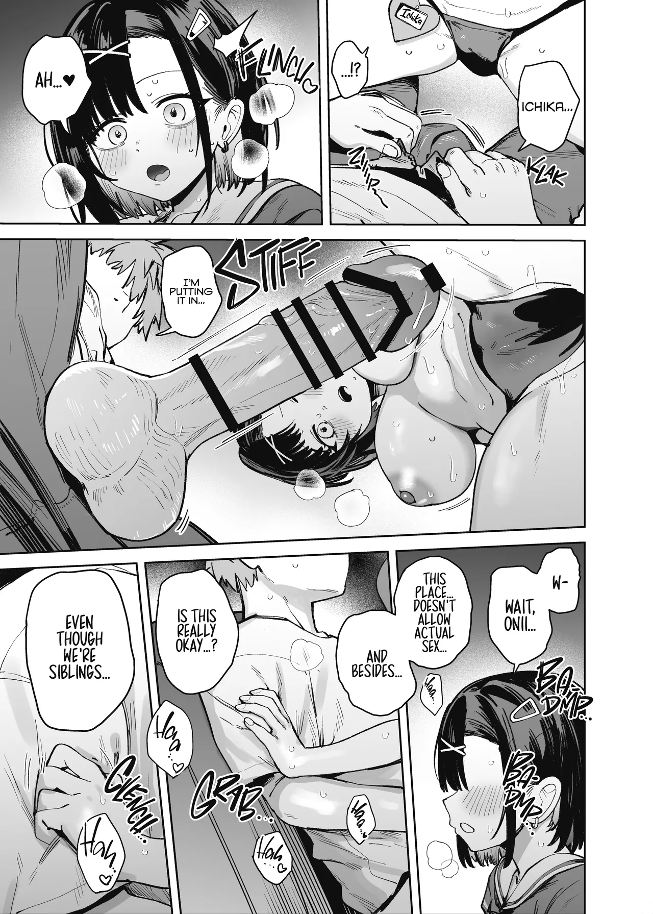 [Solo Shimeji (Bunapi 397 Yen)]2-nen C-gumi Gakuen Oppabu no Cast ni Imouto ga Ita | My Little Sister Was a Hostess at Class 2-C's School Festival Boobs Bar[English] [Digital] Page 27