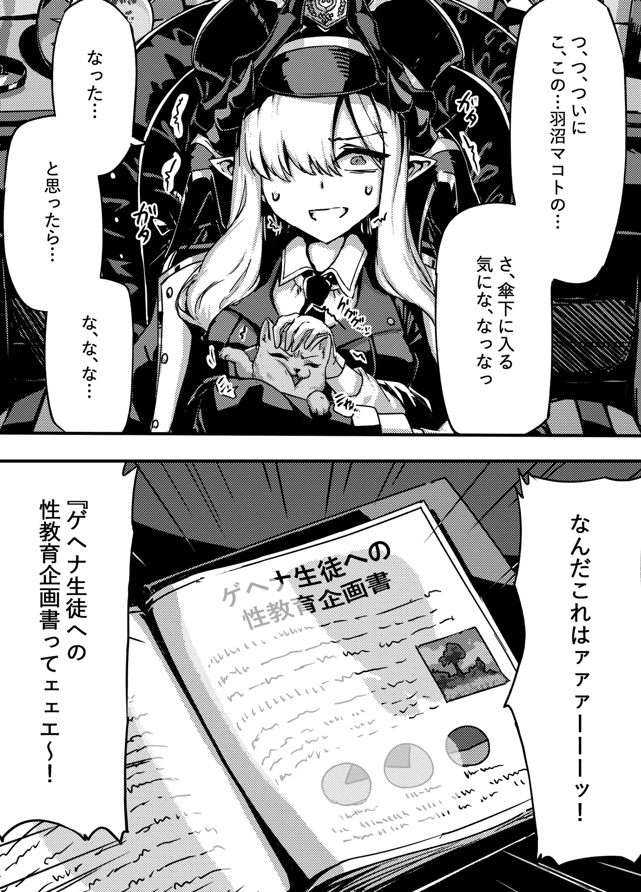 [サニーサイド]羽沼マコトとカーマ・スートラ(ブルーアーカイブ) Page 1
