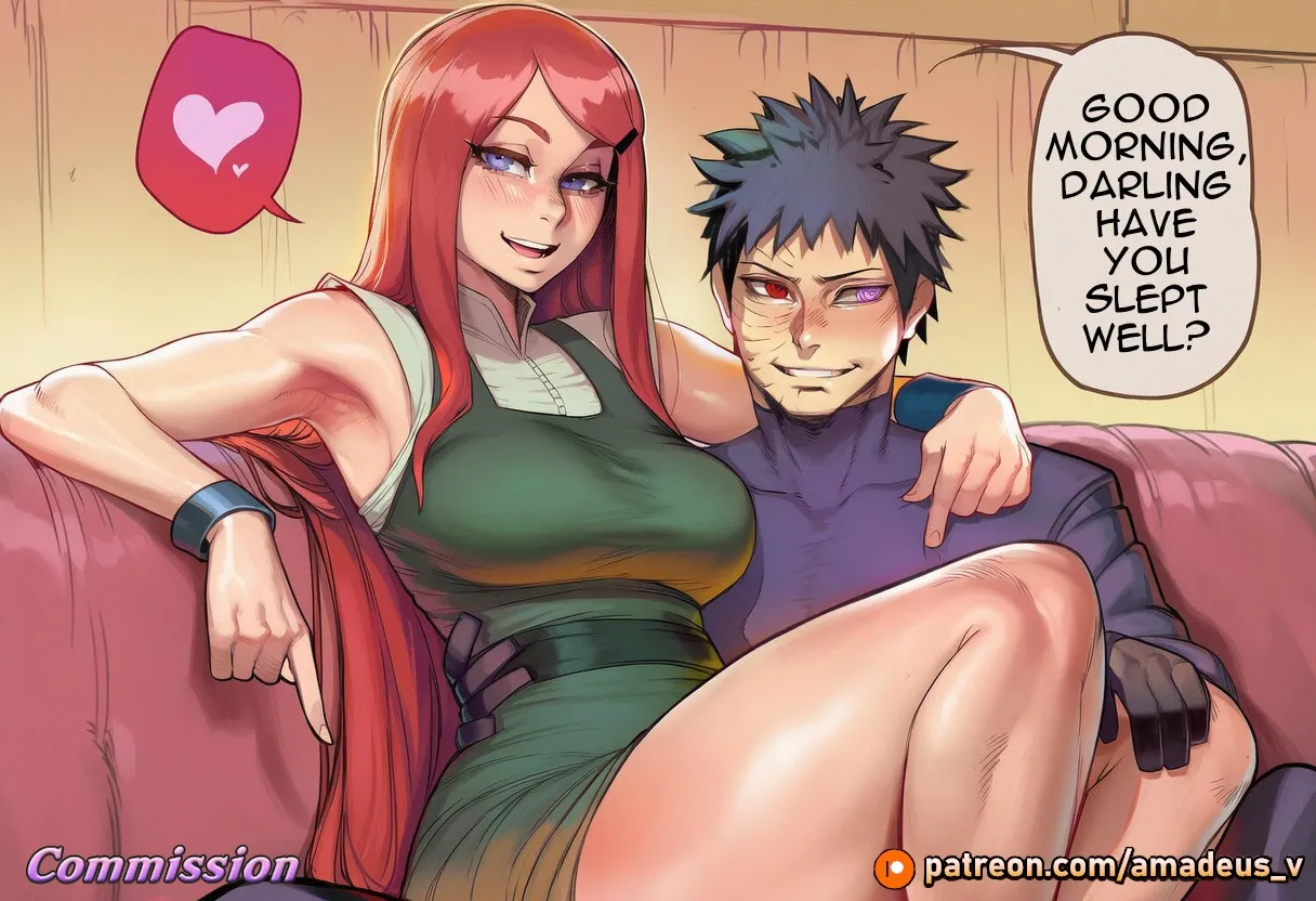 Kushina Uzumaki x Obito Uchiha[AI Generated] Page 1