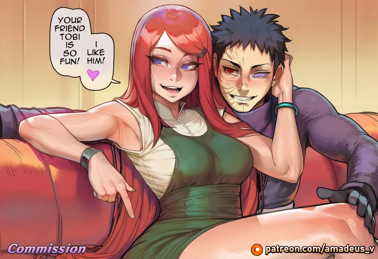 Kushina Uzumaki x Obito Uchiha[AI Generated] Page 2