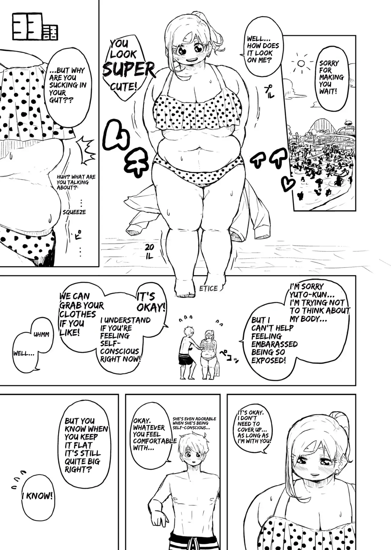 [Pocchari wa sekai o sukuu]Chubby Girlfriend[English Re-Write] Page 129