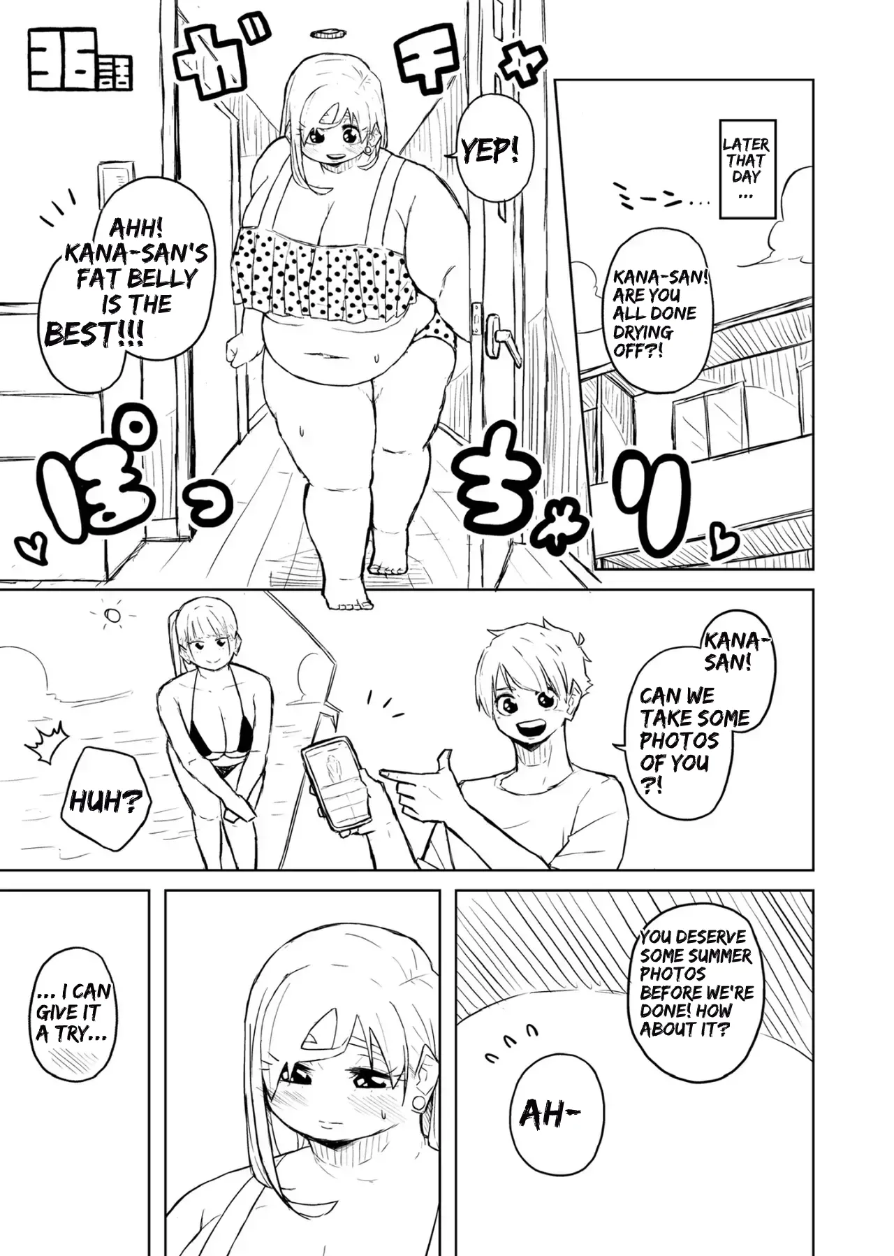 [Pocchari wa sekai o sukuu]Chubby Girlfriend[English Re-Write] Page 141