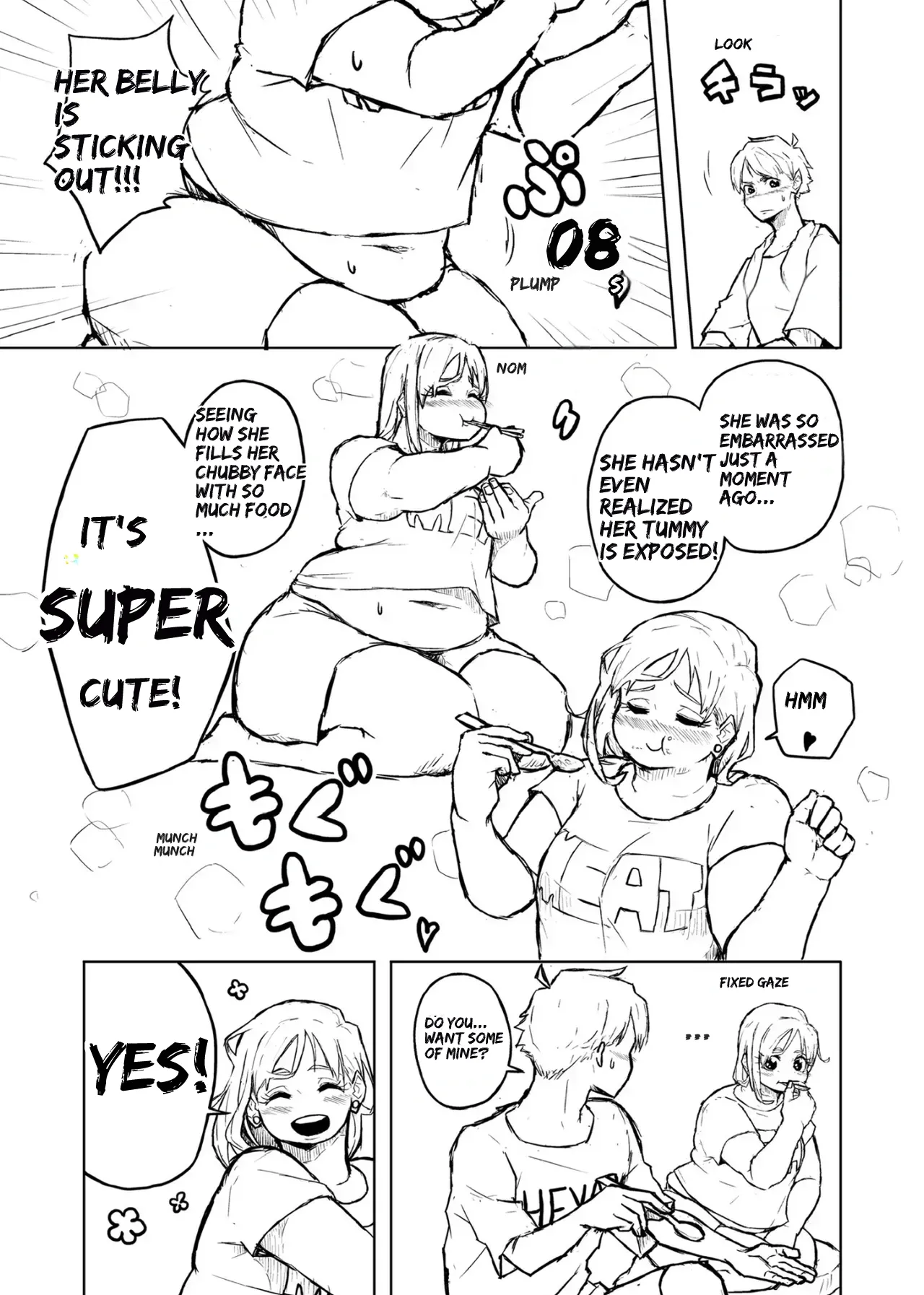 [Pocchari wa sekai o sukuu]Chubby Girlfriend[English Re-Write] Page 19