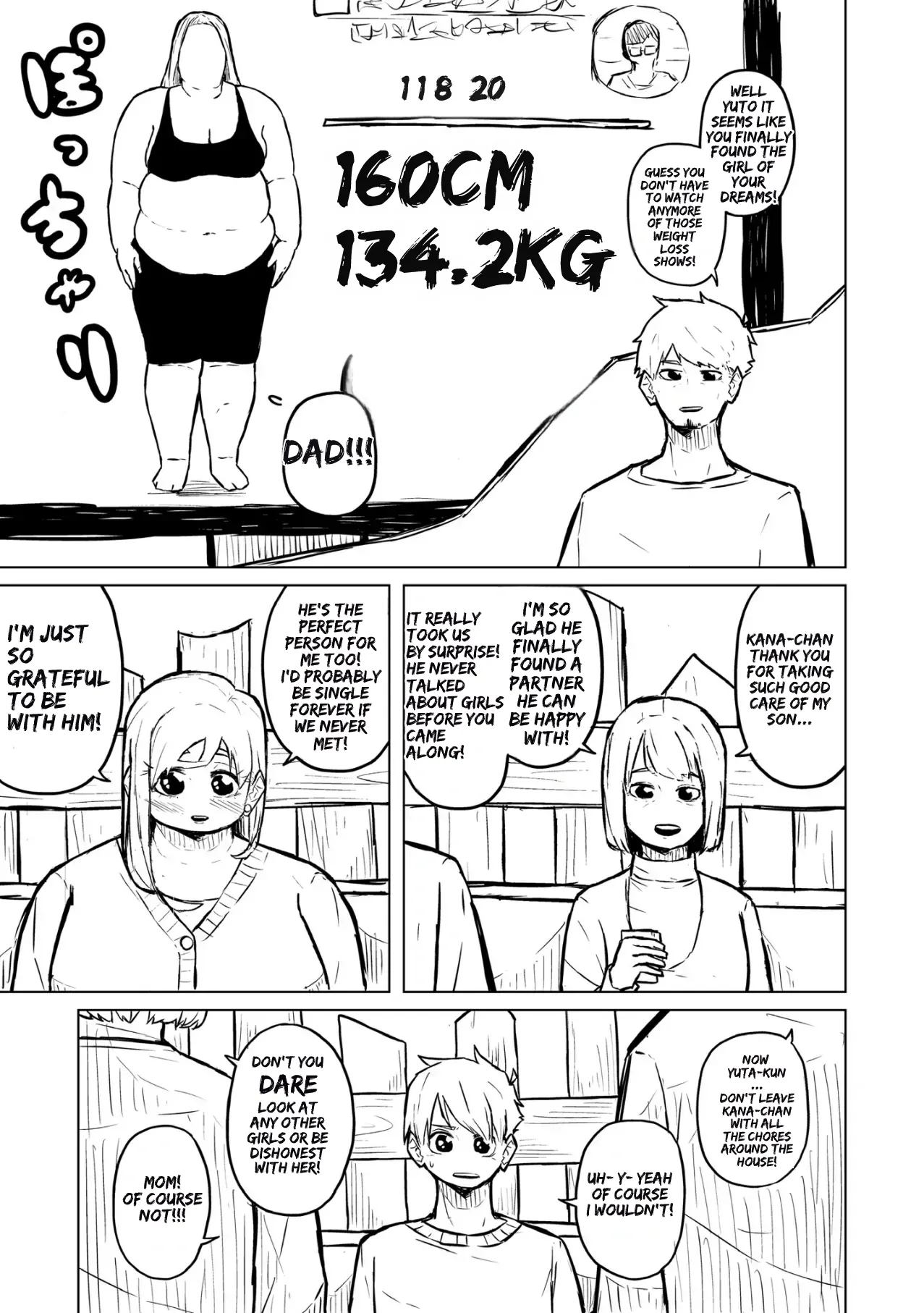 [Pocchari wa sekai o sukuu]Chubby Girlfriend[English Re-Write] Page 211