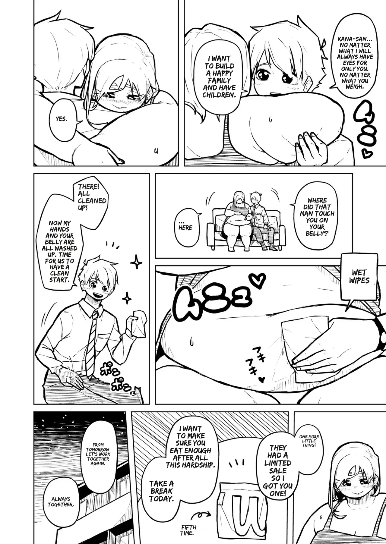 [Pocchari wa sekai o sukuu]Chubby Girlfriend[English Re-Write] Page 285
