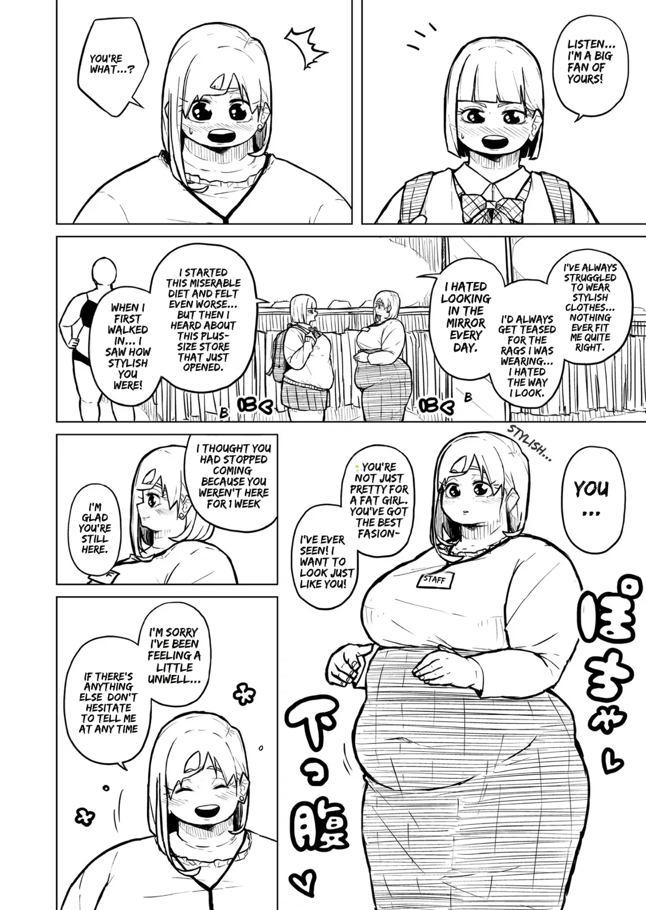 [Pocchari wa sekai o sukuu]Chubby Girlfriend[English Re-Write] Page 297
