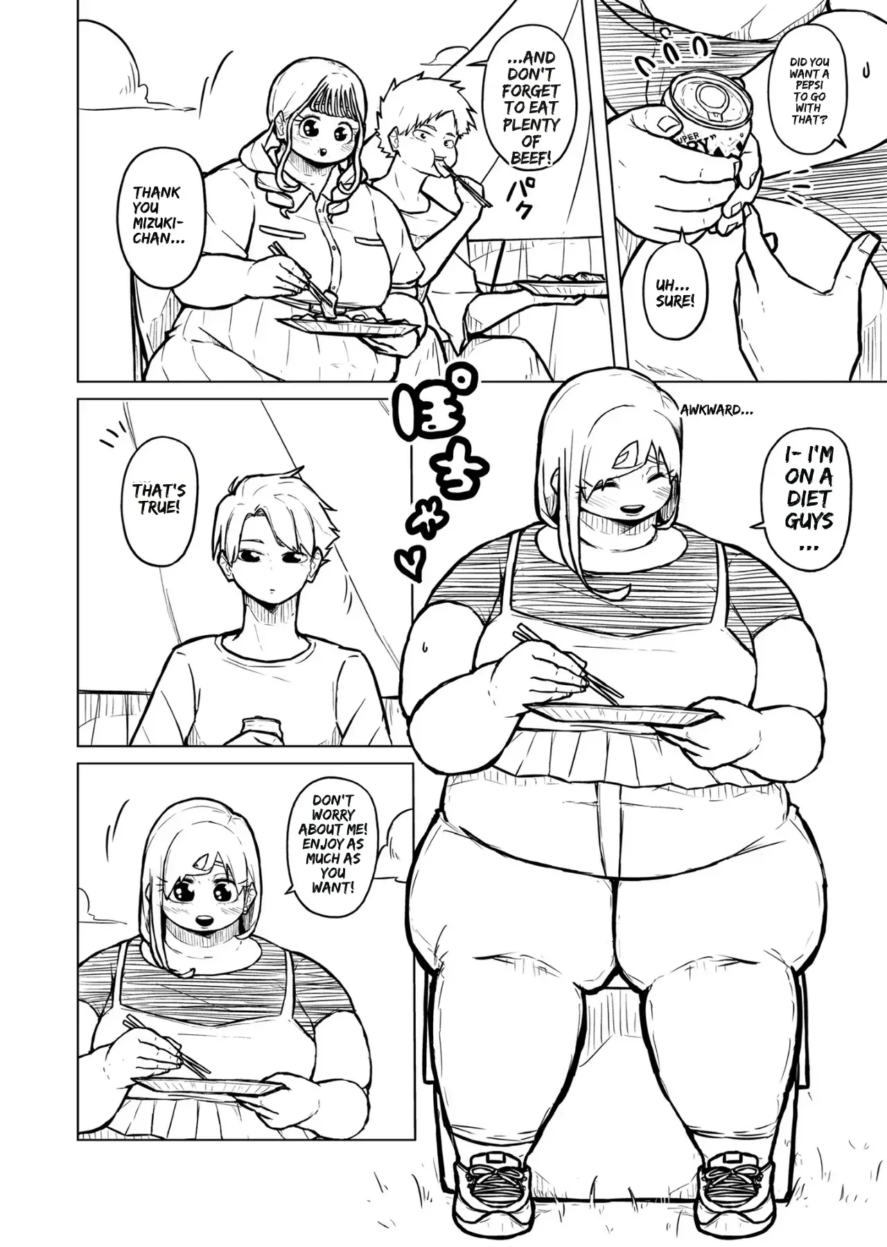 [Pocchari wa sekai o sukuu]Chubby Girlfriend[English Re-Write] Page 319