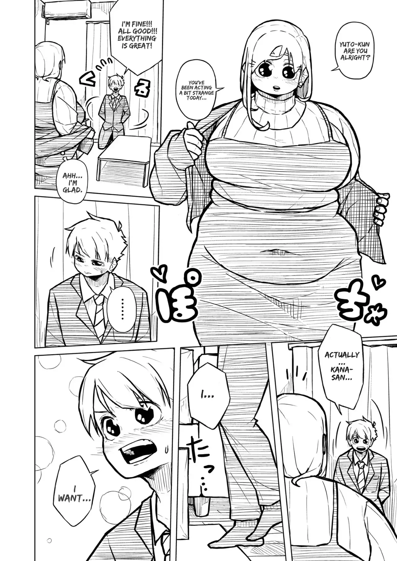 [Pocchari wa sekai o sukuu]Chubby Girlfriend[English Re-Write] Page 374
