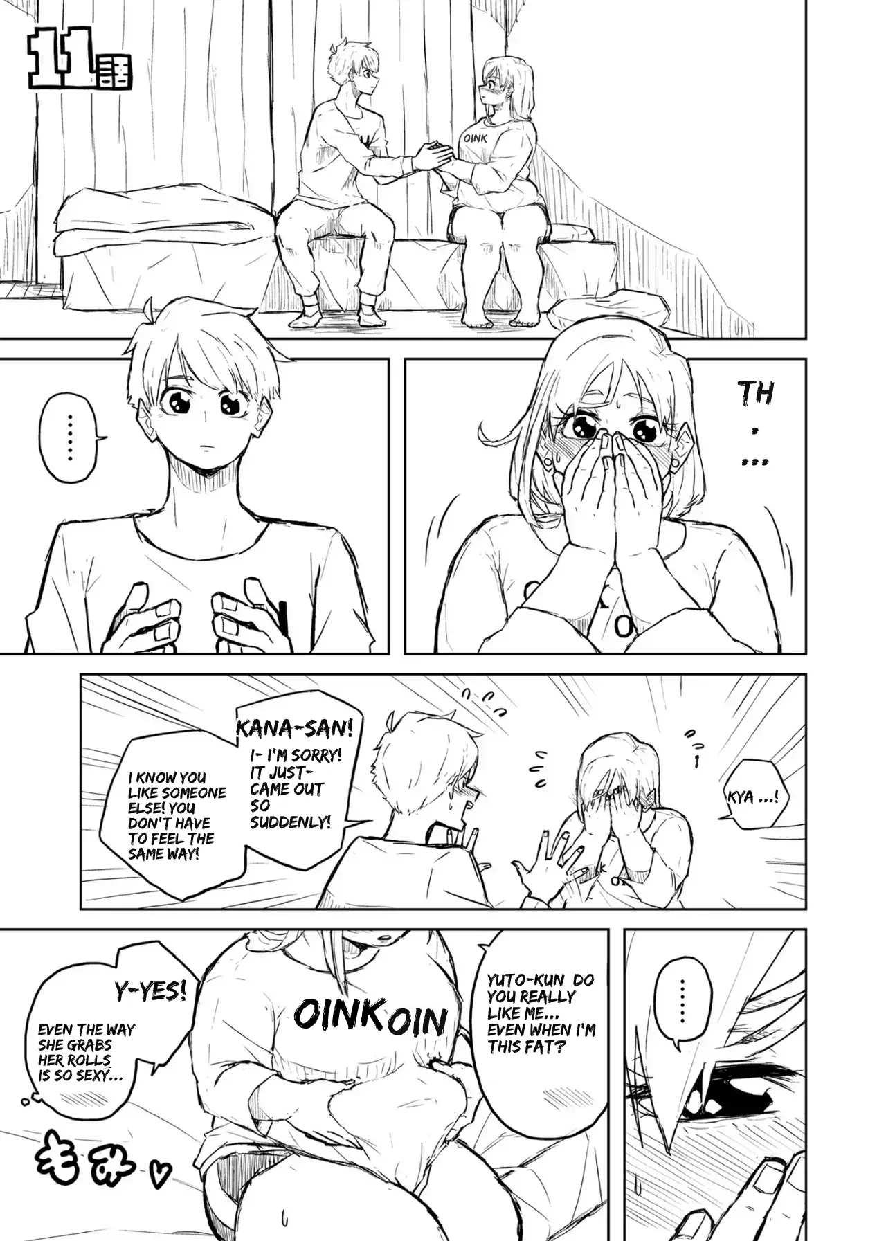 [Pocchari wa sekai o sukuu]Chubby Girlfriend[English Re-Write] Page 41