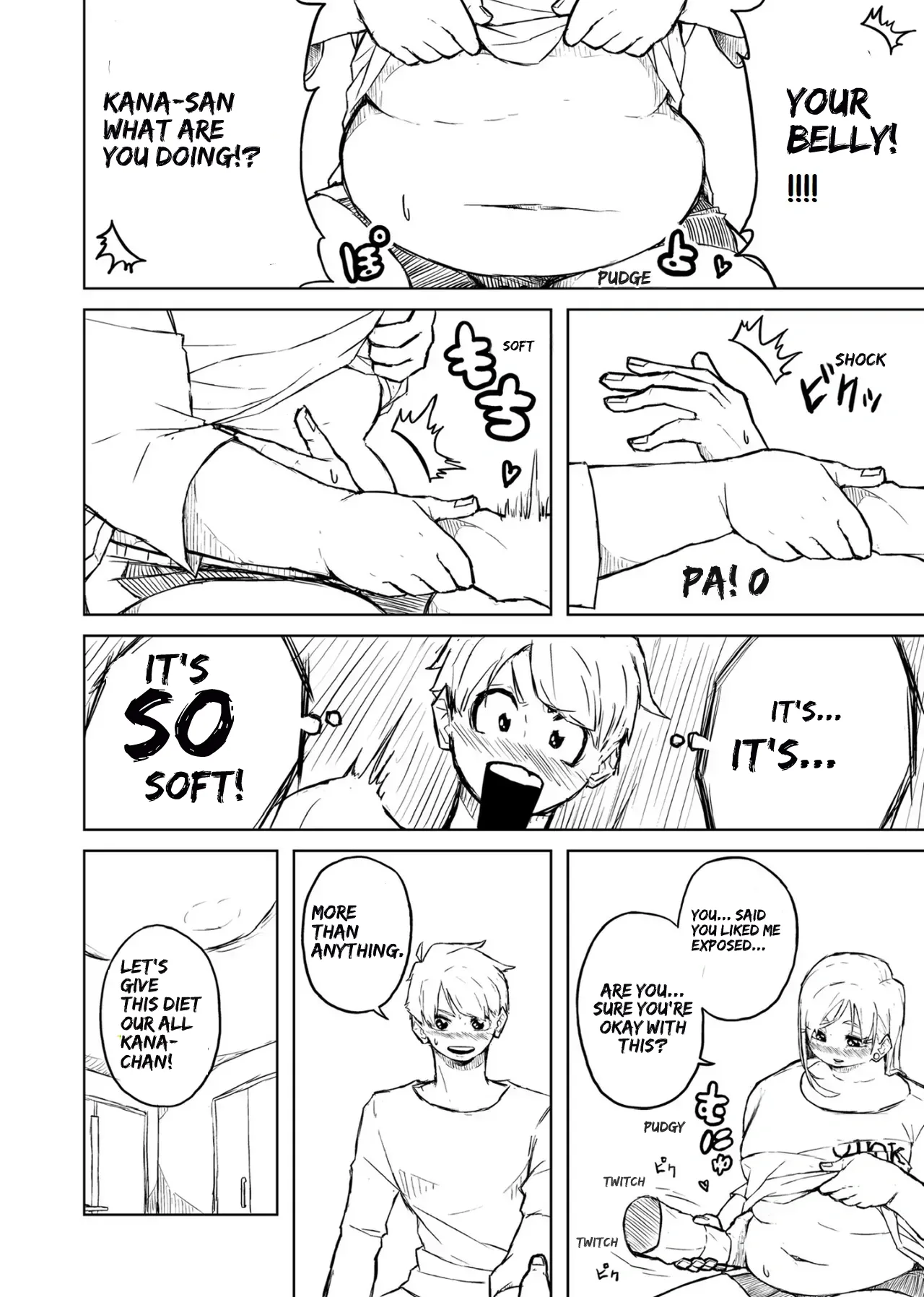 [Pocchari wa sekai o sukuu]Chubby Girlfriend[English Re-Write] Page 44