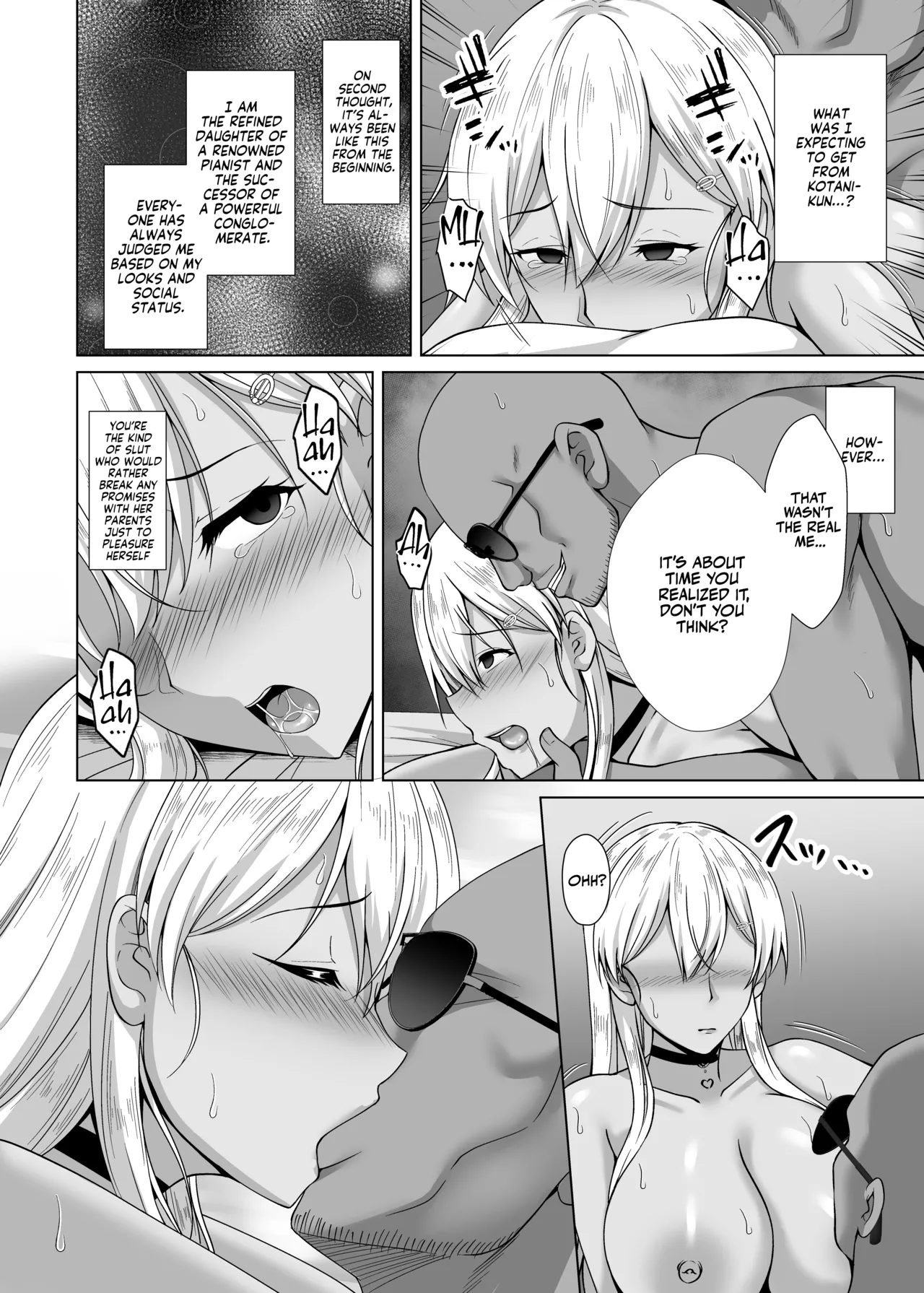 [Taishou Romanesque (Toono Suika)]Kanojo ga Kami o Someta Wake ~Kataomoi no Seiso Kurokami Ojou-sama ga Boku no Shiranai Tokoro de Otoko no Aji o Oboeru Hanashi~ | The Real Reason She Changed Her Hair[English] [Team Rabu2] [Digital] Page 38