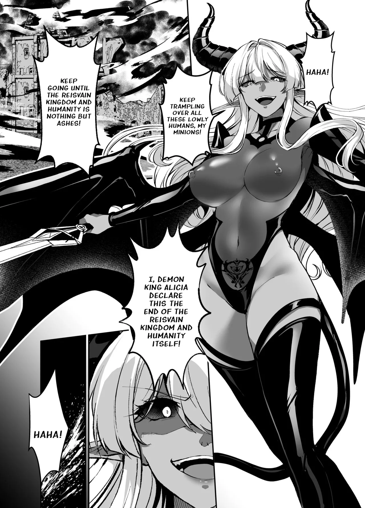 [Seika Kairaku Shoten (Kuchiba Koki)]Hyouten no Kishi Alicia ~Seigi no Hime Kishi ga Maou no Utsuwa ni Somari Ochiru Toki kara~[Digital] [English] Page 36