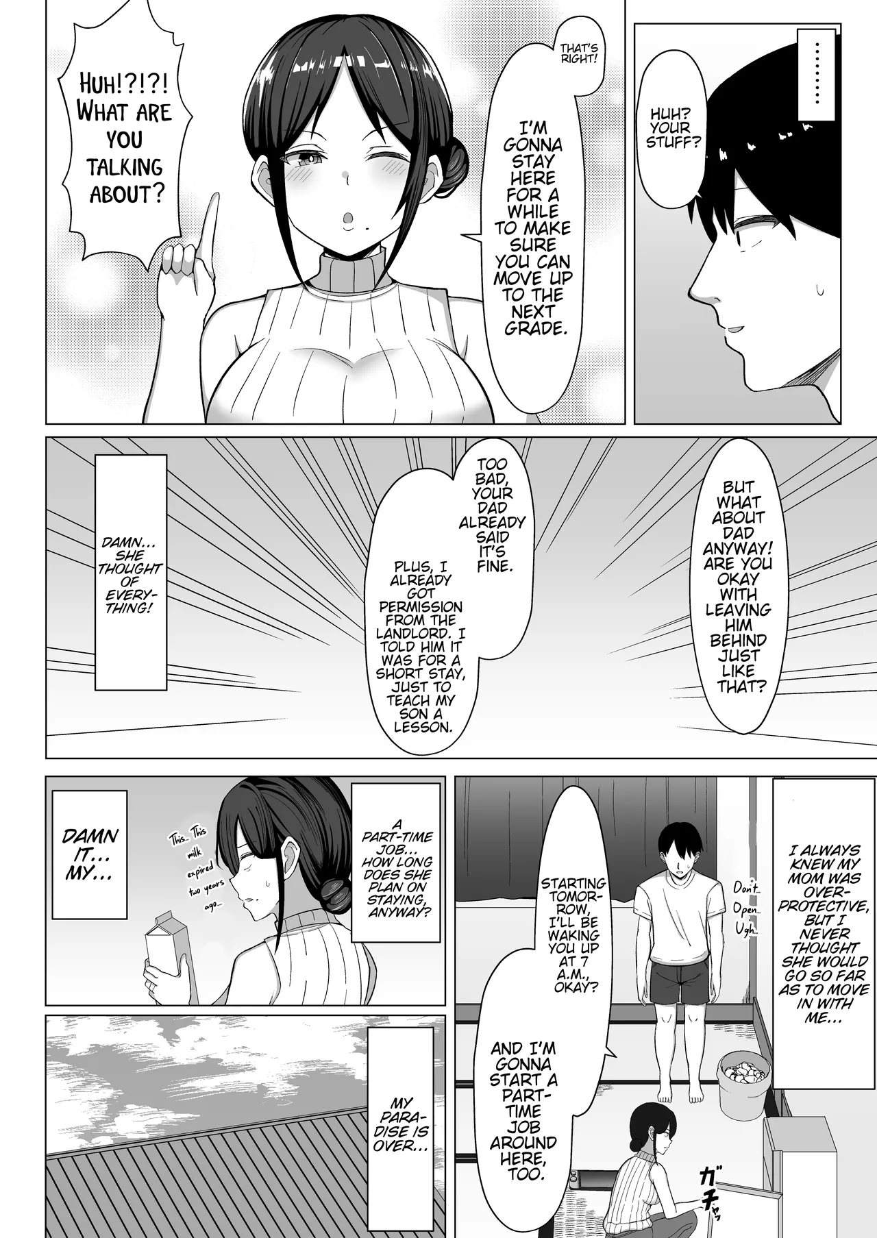 [Mustard Teikoku (Europia)]The story of how I ended up living with my mom in a four-and-a-half tatami room 1.[WaterKujo] [English] Page 5