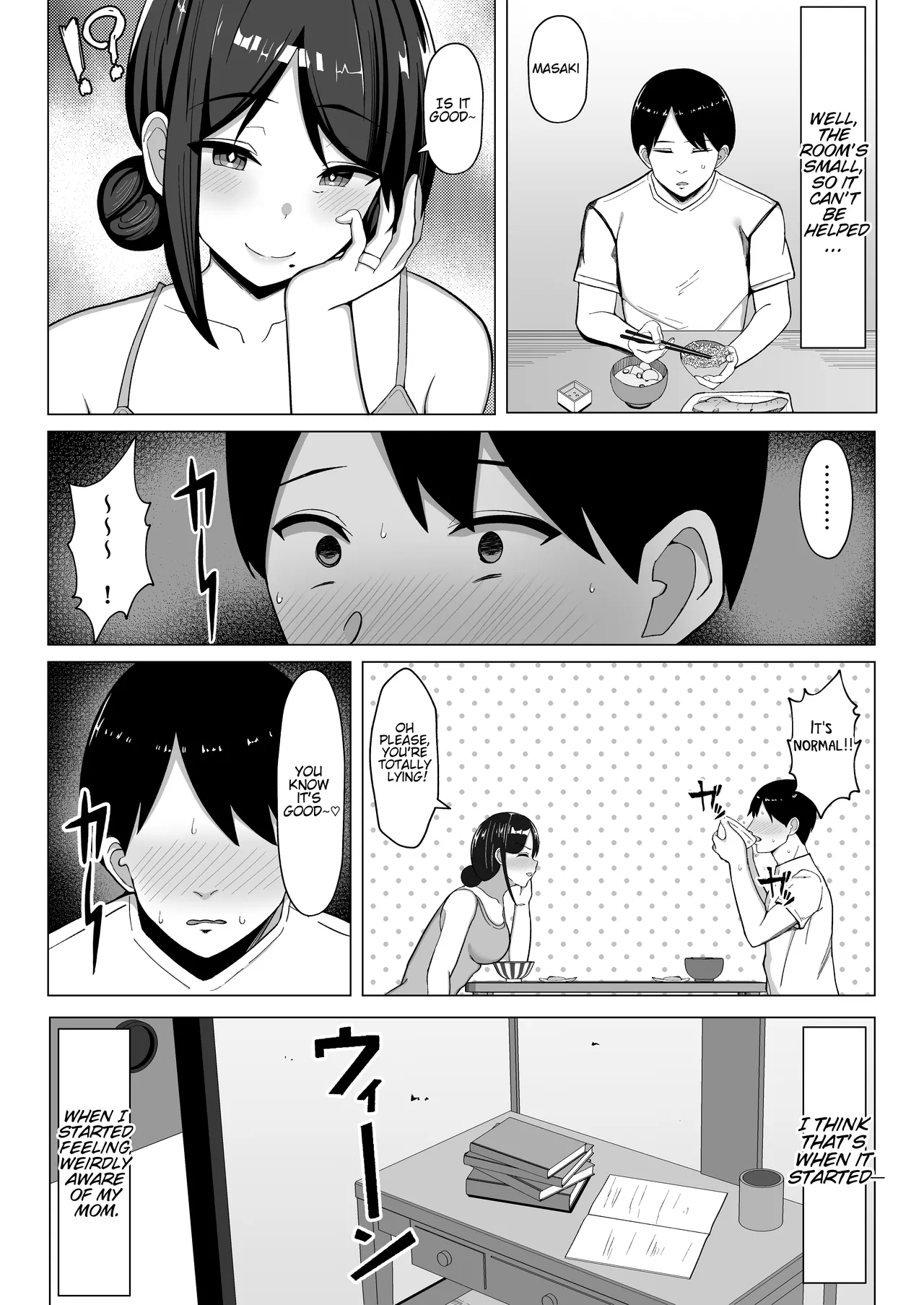 [Mustard Teikoku (Europia)]The story of how I ended up living with my mom in a four-and-a-half tatami room 1.[WaterKujo] [English] Page 8