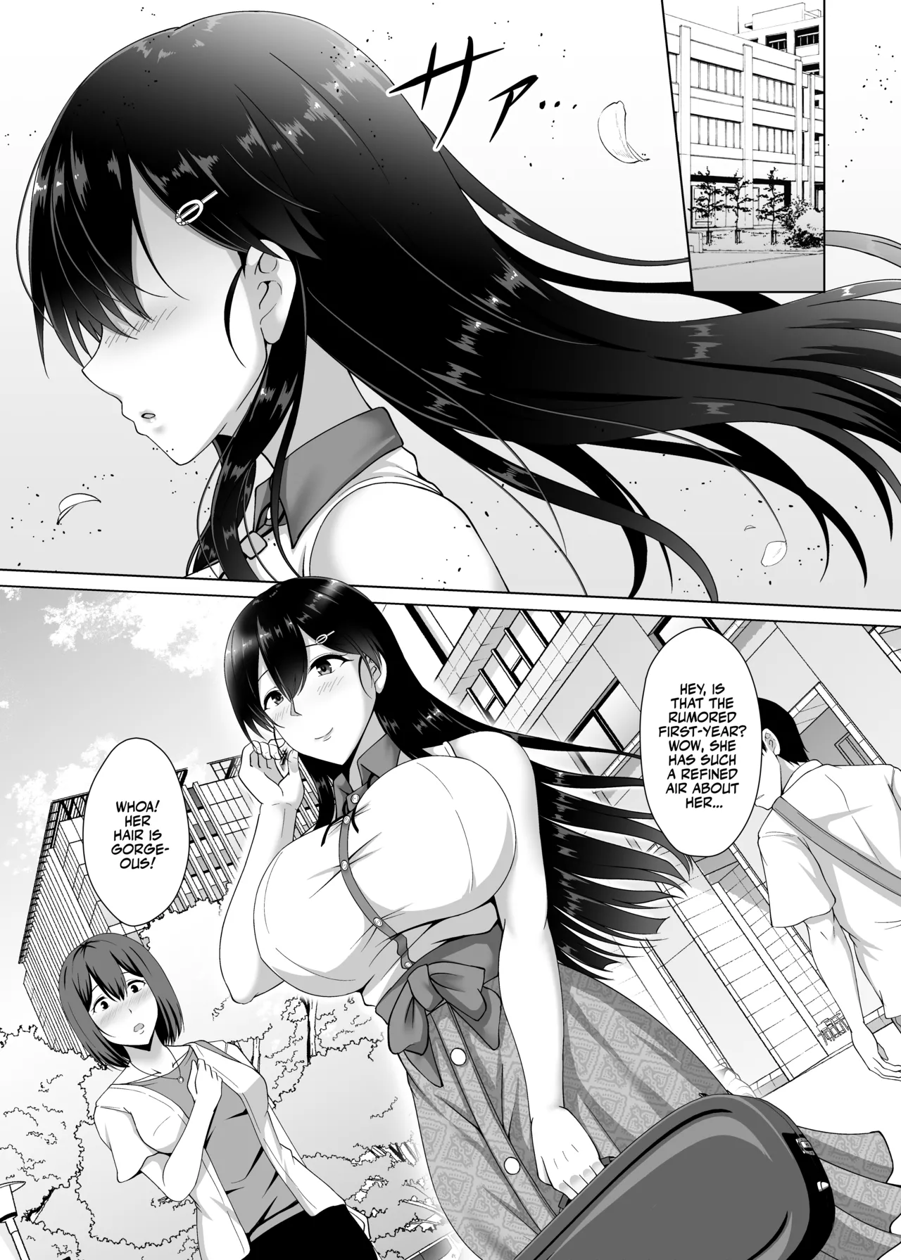 [Taishou Romanesque (Toono Suika)]Kanojo ga Kami o Someta Wake ~Kataomoi no Seiso Kurokami Ojou-sama ga Boku no Shiranai Tokoro de Otoko no Aji o Oboeru Hanashi~ | The Real Reason She Changed Her Hair[English] [Team Rabu2] [Digital] Page 3