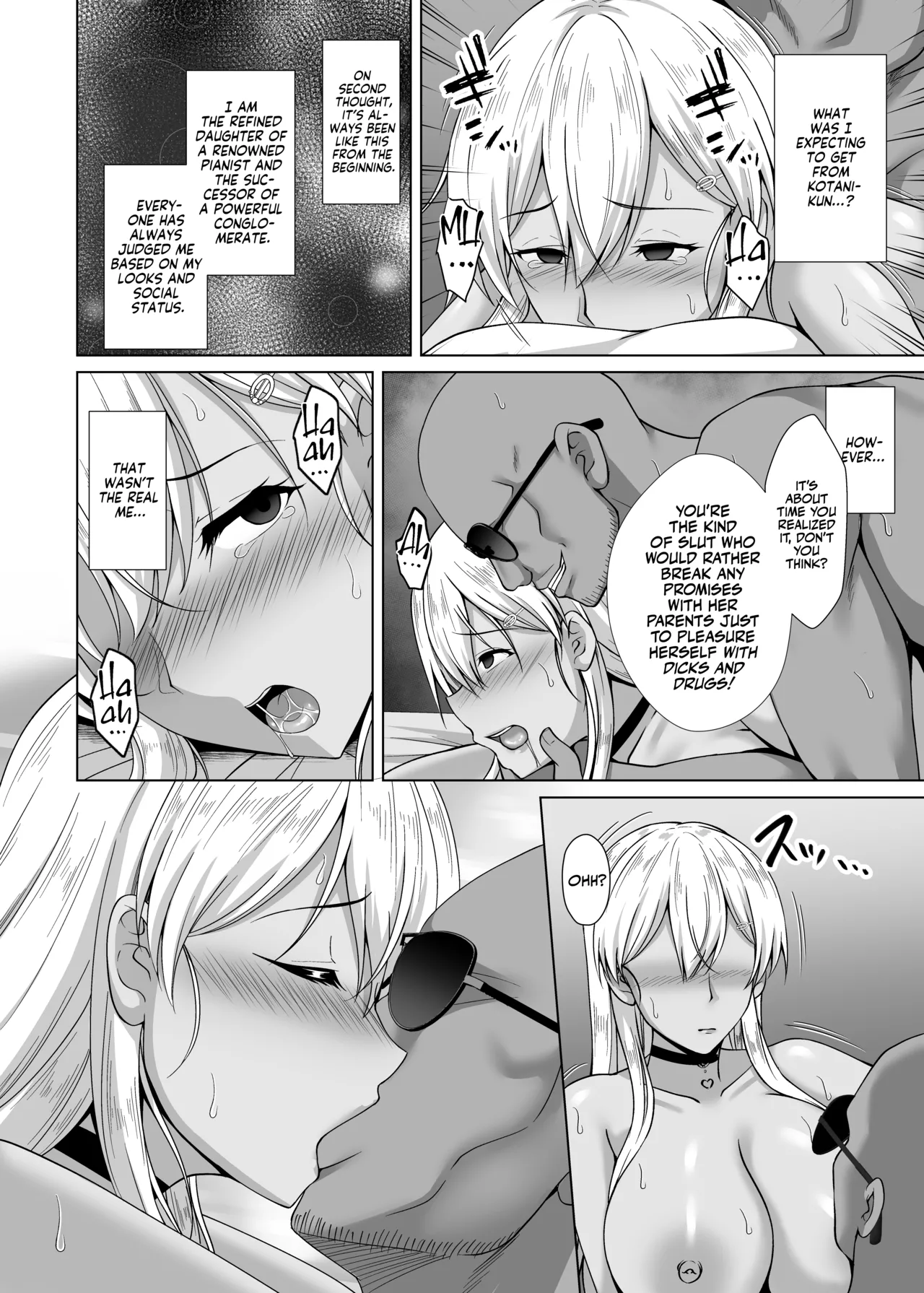 [Taishou Romanesque (Toono Suika)]Kanojo ga Kami o Someta Wake ~Kataomoi no Seiso Kurokami Ojou-sama ga Boku no Shiranai Tokoro de Otoko no Aji o Oboeru Hanashi~ | The Real Reason She Changed Her Hair[English] [Team Rabu2] [Digital] Page 38