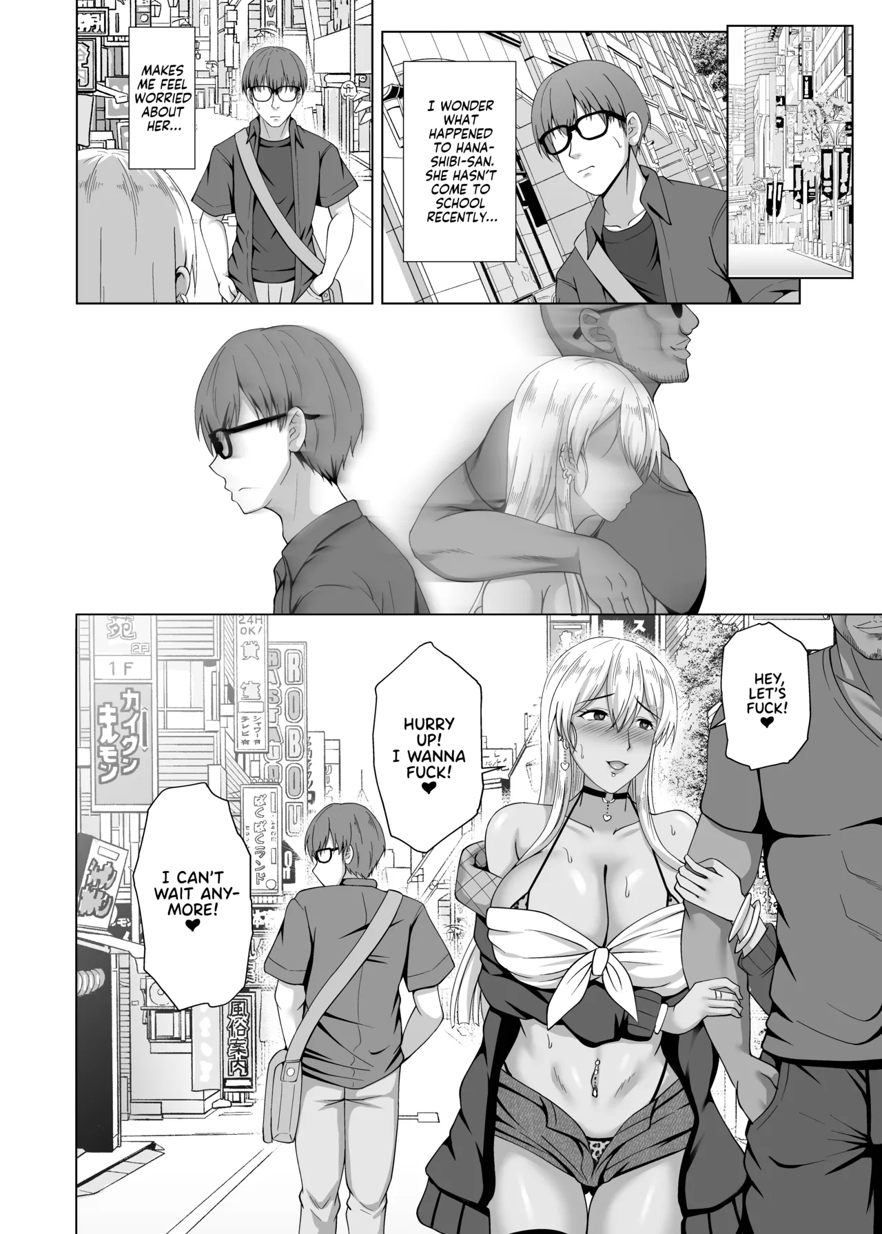 [Taishou Romanesque (Toono Suika)]Kanojo ga Kami o Someta Wake ~Kataomoi no Seiso Kurokami Ojou-sama ga Boku no Shiranai Tokoro de Otoko no Aji o Oboeru Hanashi~ | The Real Reason She Changed Her Hair[English] [Team Rabu2] [Digital] Page 46