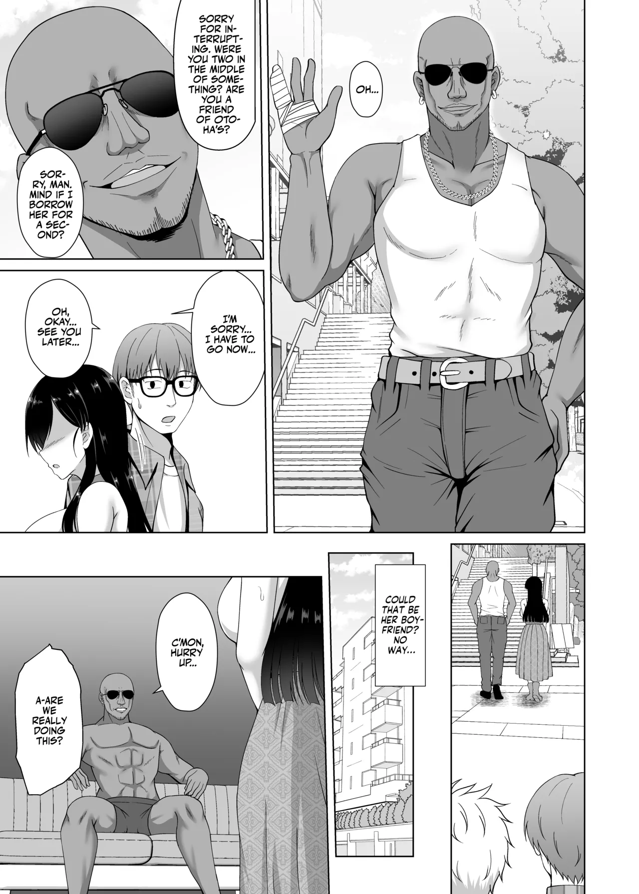 [Taishou Romanesque (Toono Suika)]Kanojo ga Kami o Someta Wake ~Kataomoi no Seiso Kurokami Ojou-sama ga Boku no Shiranai Tokoro de Otoko no Aji o Oboeru Hanashi~ | The Real Reason She Changed Her Hair[English] [Team Rabu2] [Digital] Page 9