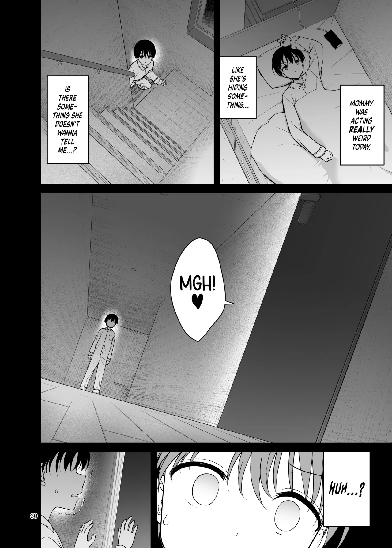 [Akapenguin (Asahina Hikage)]Boku no Mama wa Otouto no Mae de dake Dosukebe ni Naru｜My Mom Turns Into a Slut for My Little Brother, and Him Alone[English] [Sloppy Seconds] [Decensored] [Digital] Page 30
