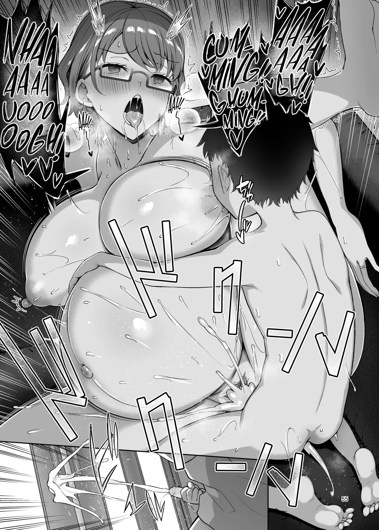 [Akapenguin (Asahina Hikage)]Boku no Mama wa Otouto no Mae de dake Dosukebe ni Naru｜My Mom Turns Into a Slut for My Little Brother, and Him Alone[English] [Sloppy Seconds] [Decensored] [Digital] Page 55