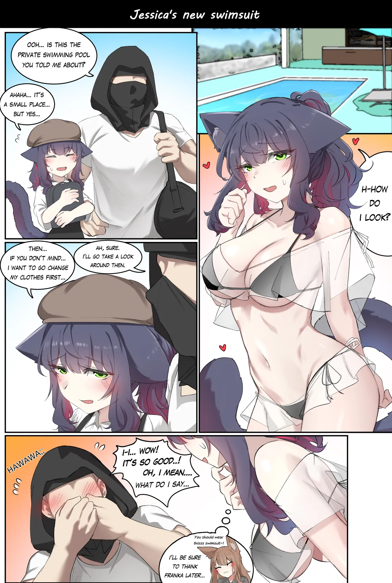 [K0NG_]Jessica's new swimsuit(Arknights) [English] [Ragssgar_ Translations] Page 1