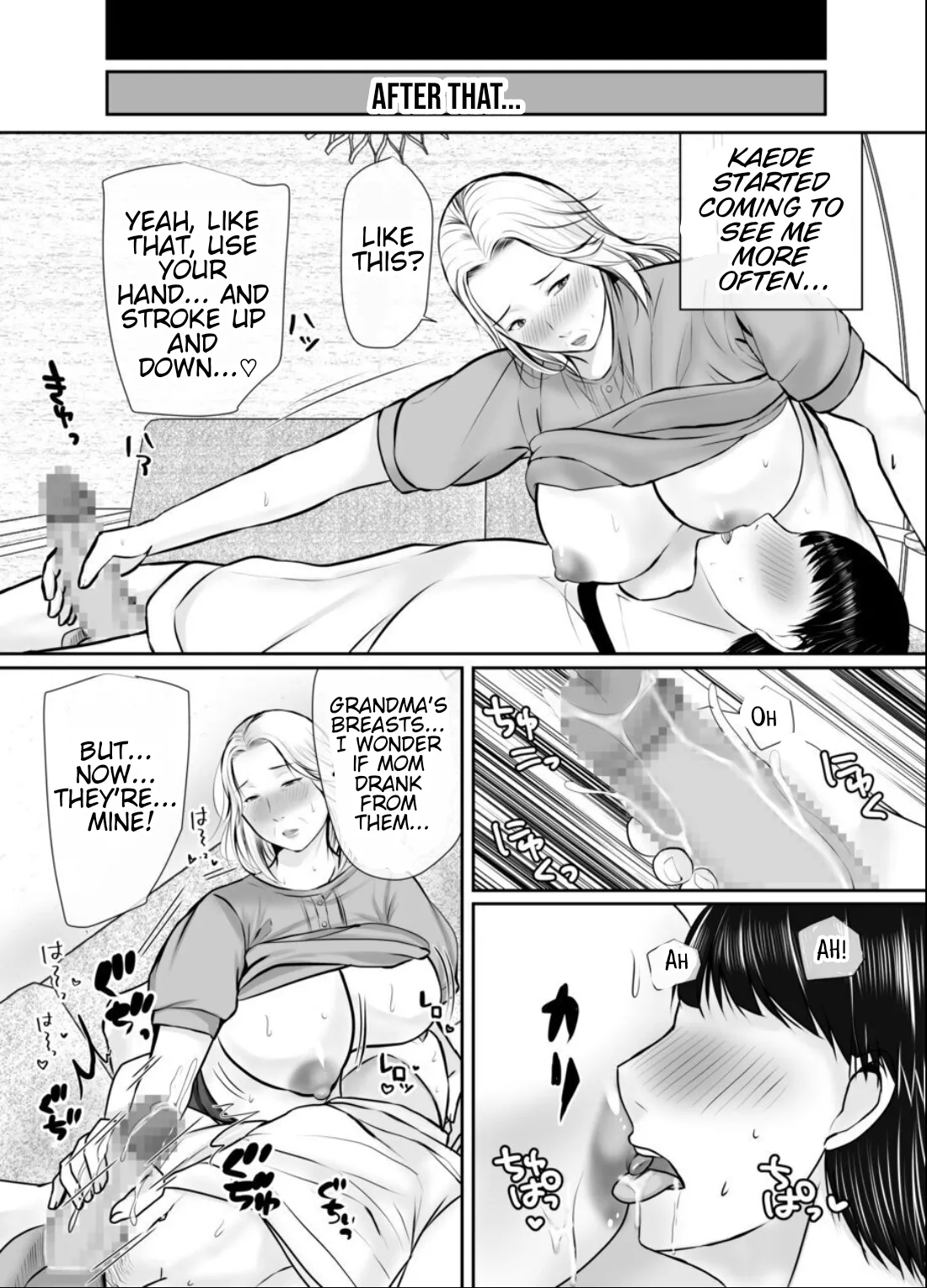 [Popotto denki ichigouten]A grandmother who's head over heels for her grandson.[Waterkujo] Page 17