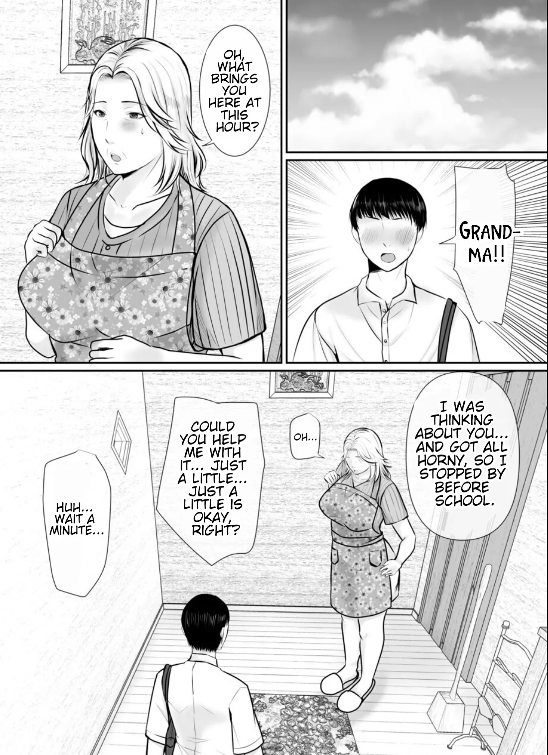 [Popotto denki ichigouten]A grandmother who's head over heels for her grandson.[Waterkujo] Page 21