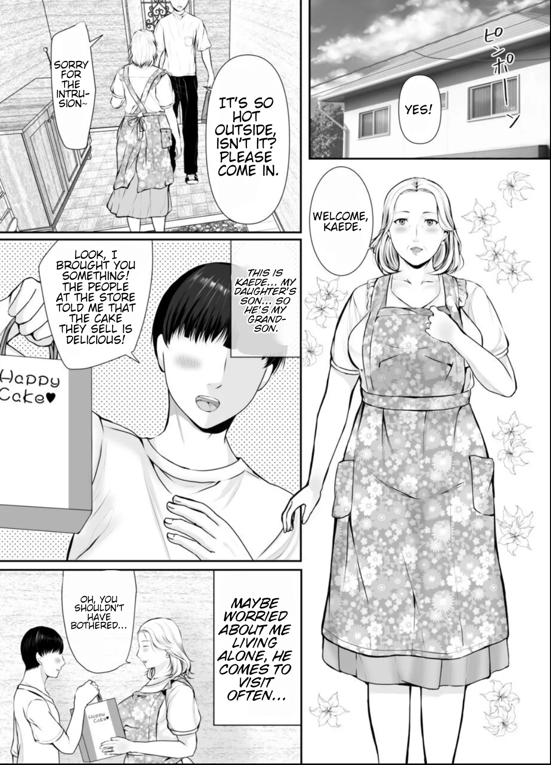 [Popotto denki ichigouten]A grandmother who's head over heels for her grandson.[Waterkujo] Page 4
