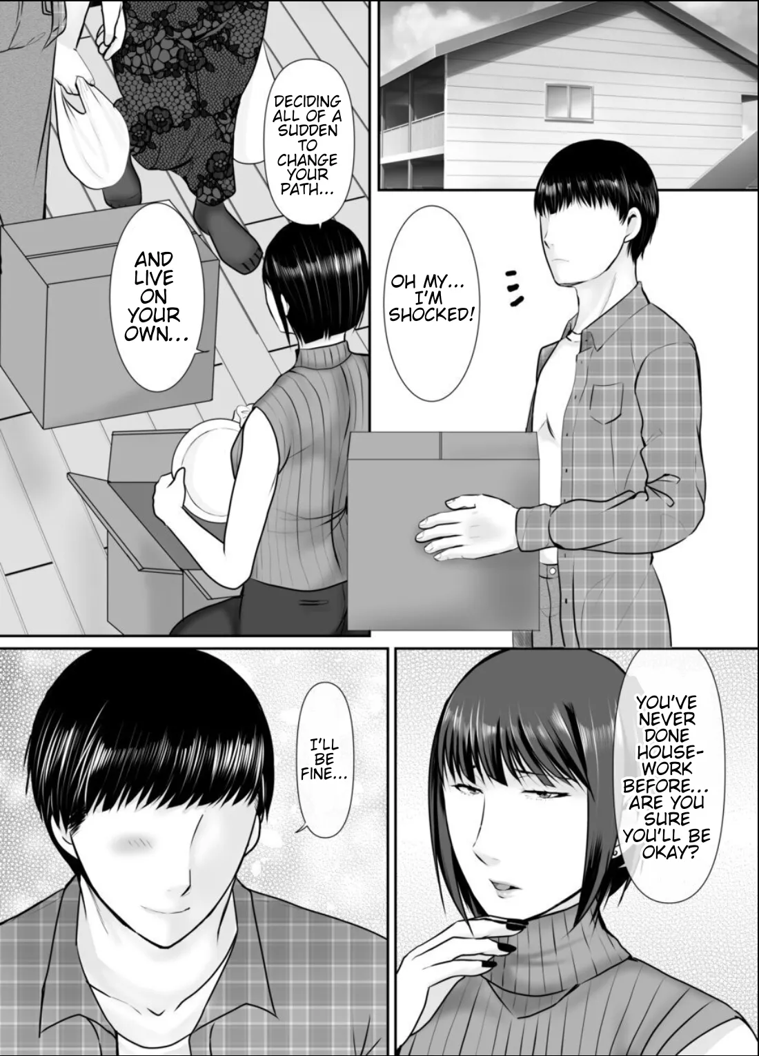 [Popotto denki ichigouten]A grandmother who's head over heels for her grandson.[Waterkujo] Page 43
