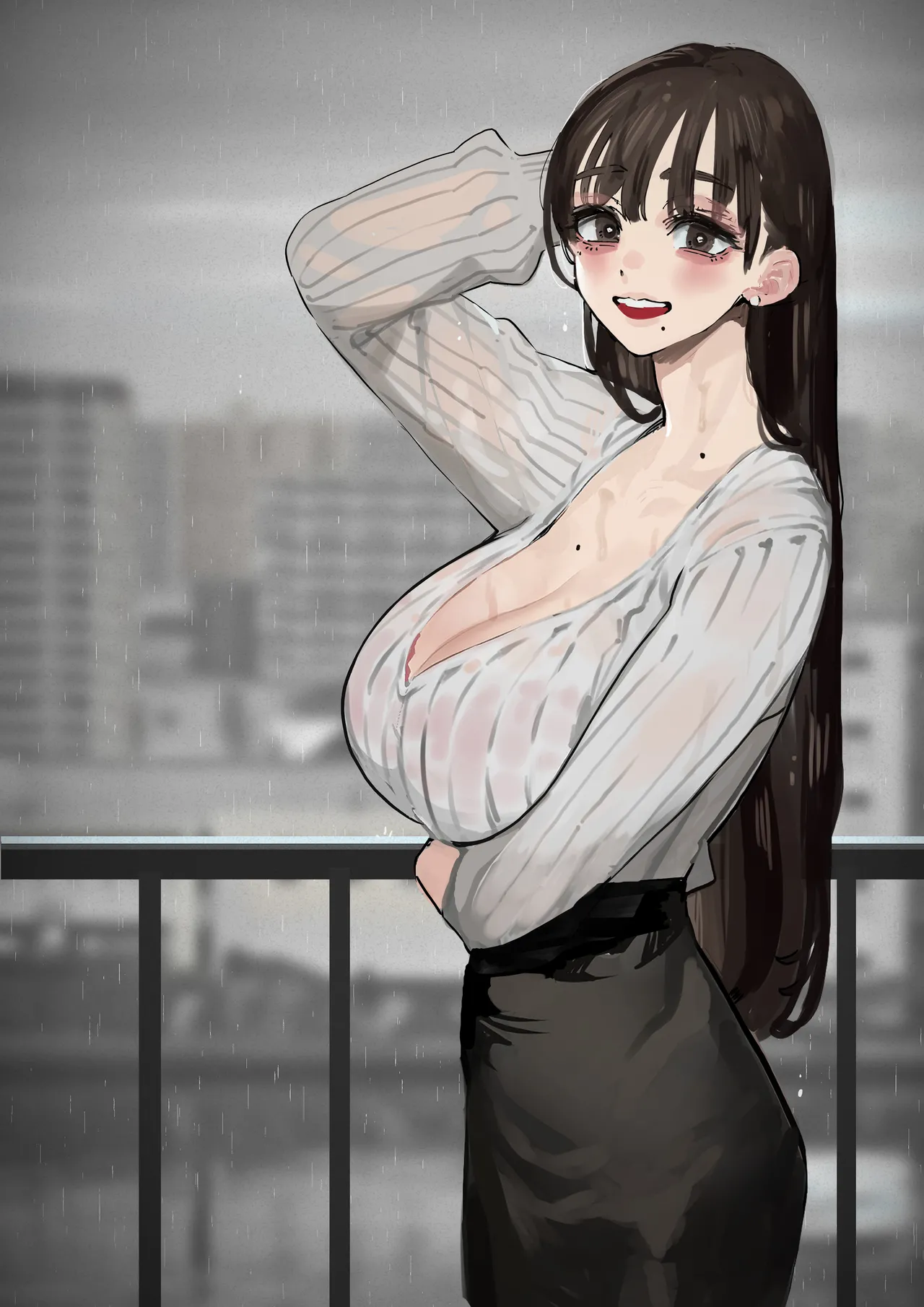 [September (Sanku)]Hamedori Ryuushutsu no Tsuma, Deepfake to Usobuku. | 做愛照片流出的妻子、謊稱是AI合成的假照片。[Chinese] [ANDX個人漢化] Page 17