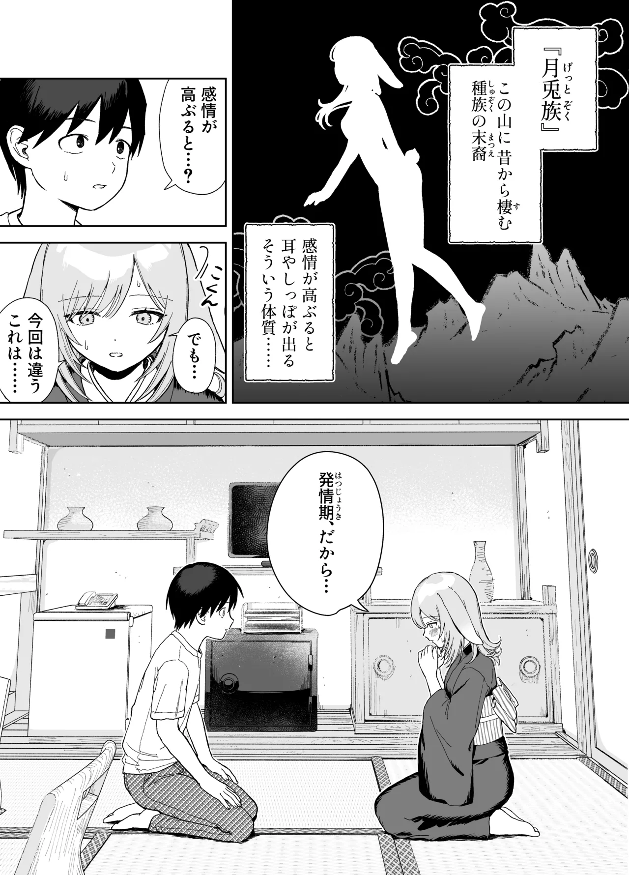 [chocobei]Hatsujou Usagi wa Mangetsu no Yoru ni Koubi suru Page 10