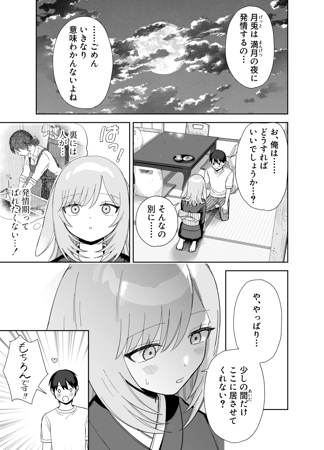 [chocobei]Hatsujou Usagi wa Mangetsu no Yoru ni Koubi suru Page 11