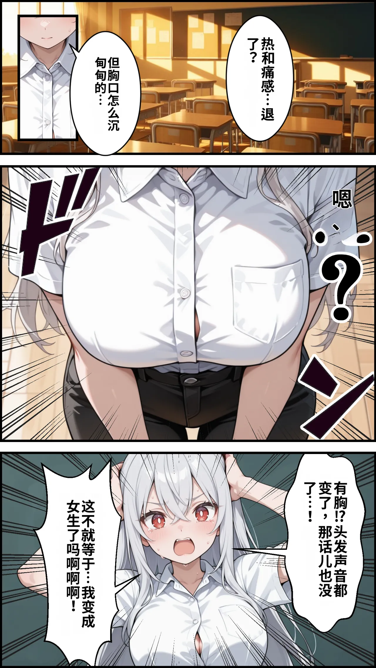 [ かにたま堂]幼馴染をTSさせたので彼女共々堕とす話[AI Generated] Page 10
