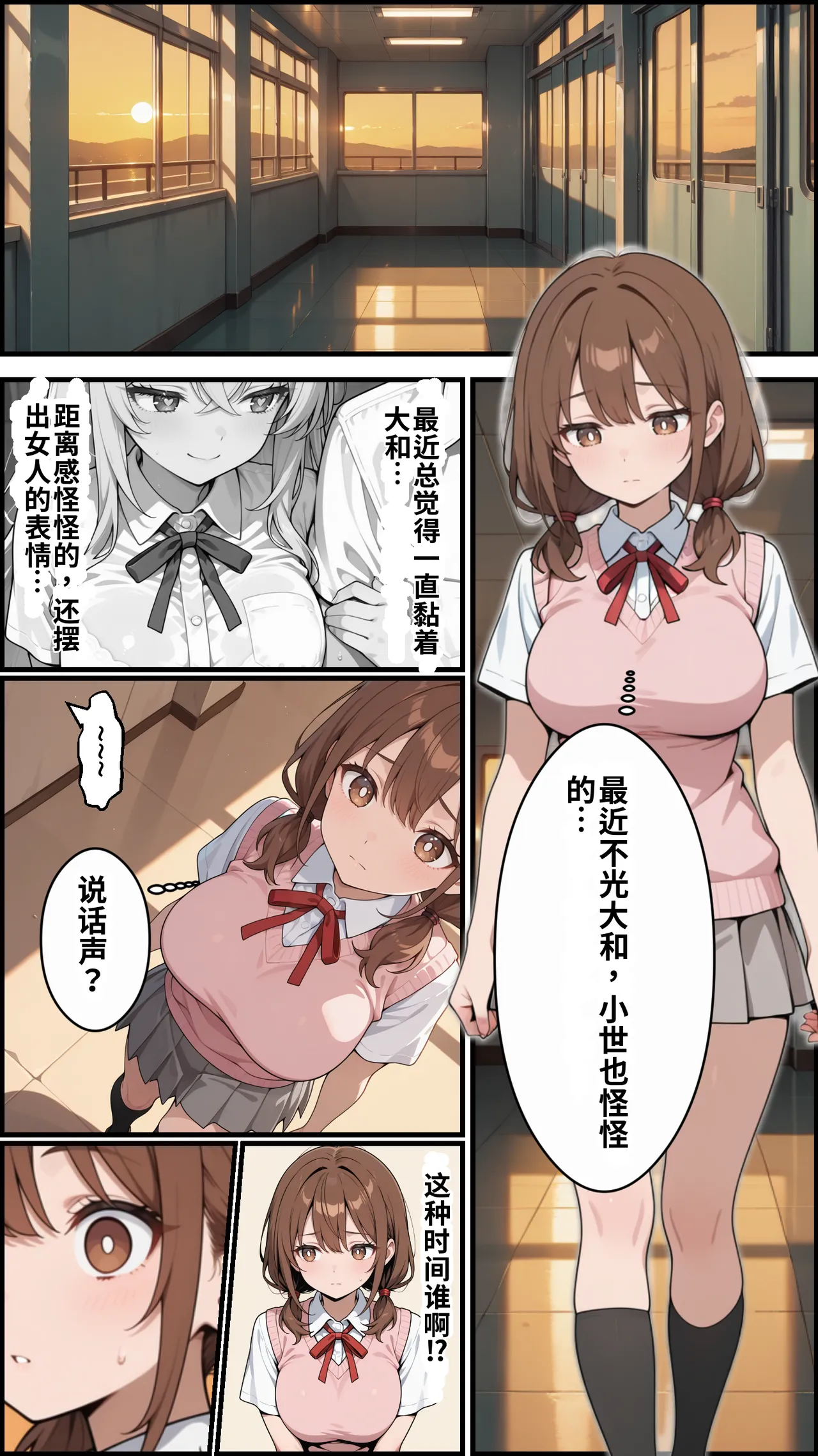 [ かにたま堂]幼馴染をTSさせたので彼女共々堕とす話[AI Generated] Page 110