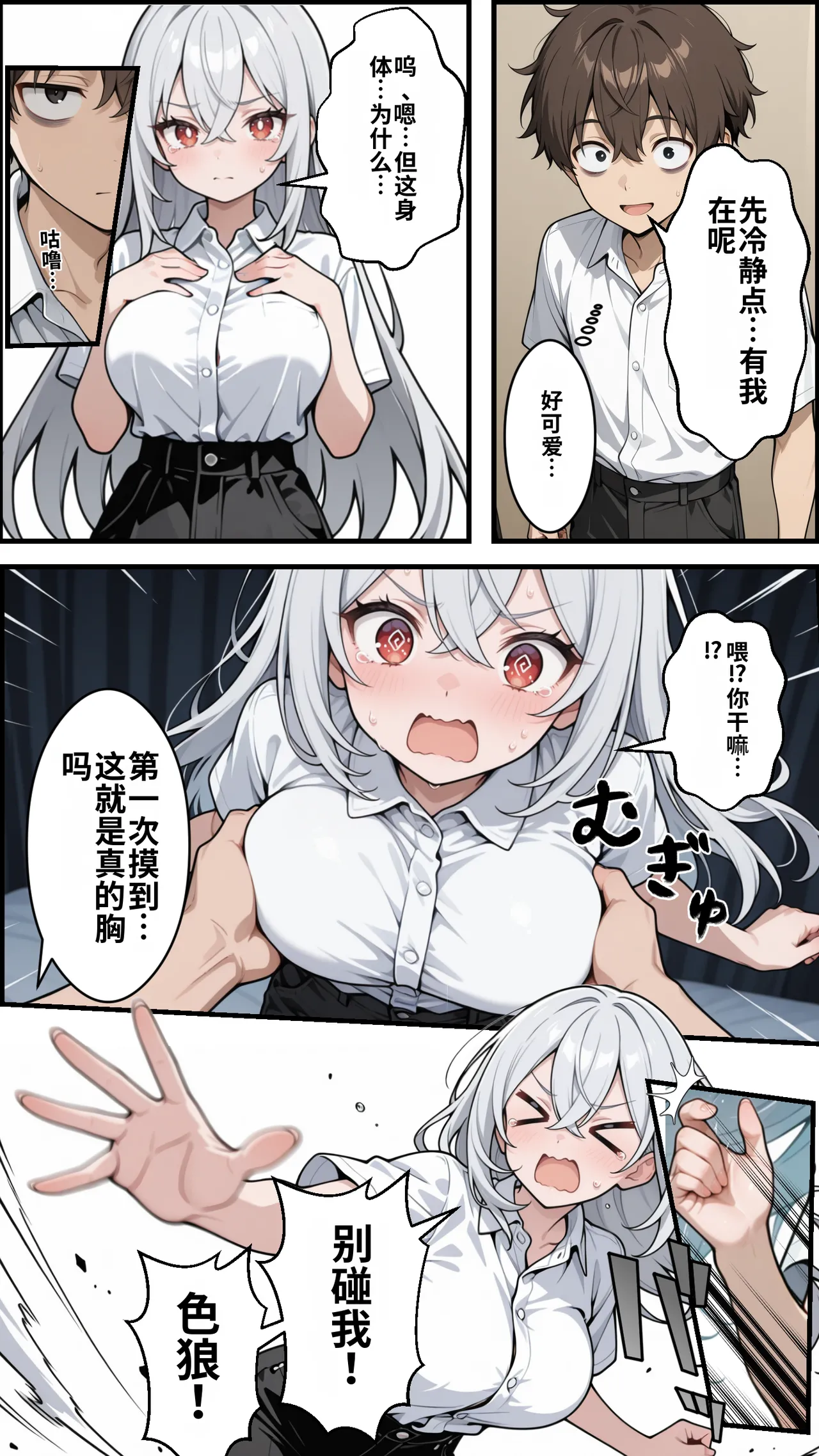 [ かにたま堂]幼馴染をTSさせたので彼女共々堕とす話[AI Generated] Page 12