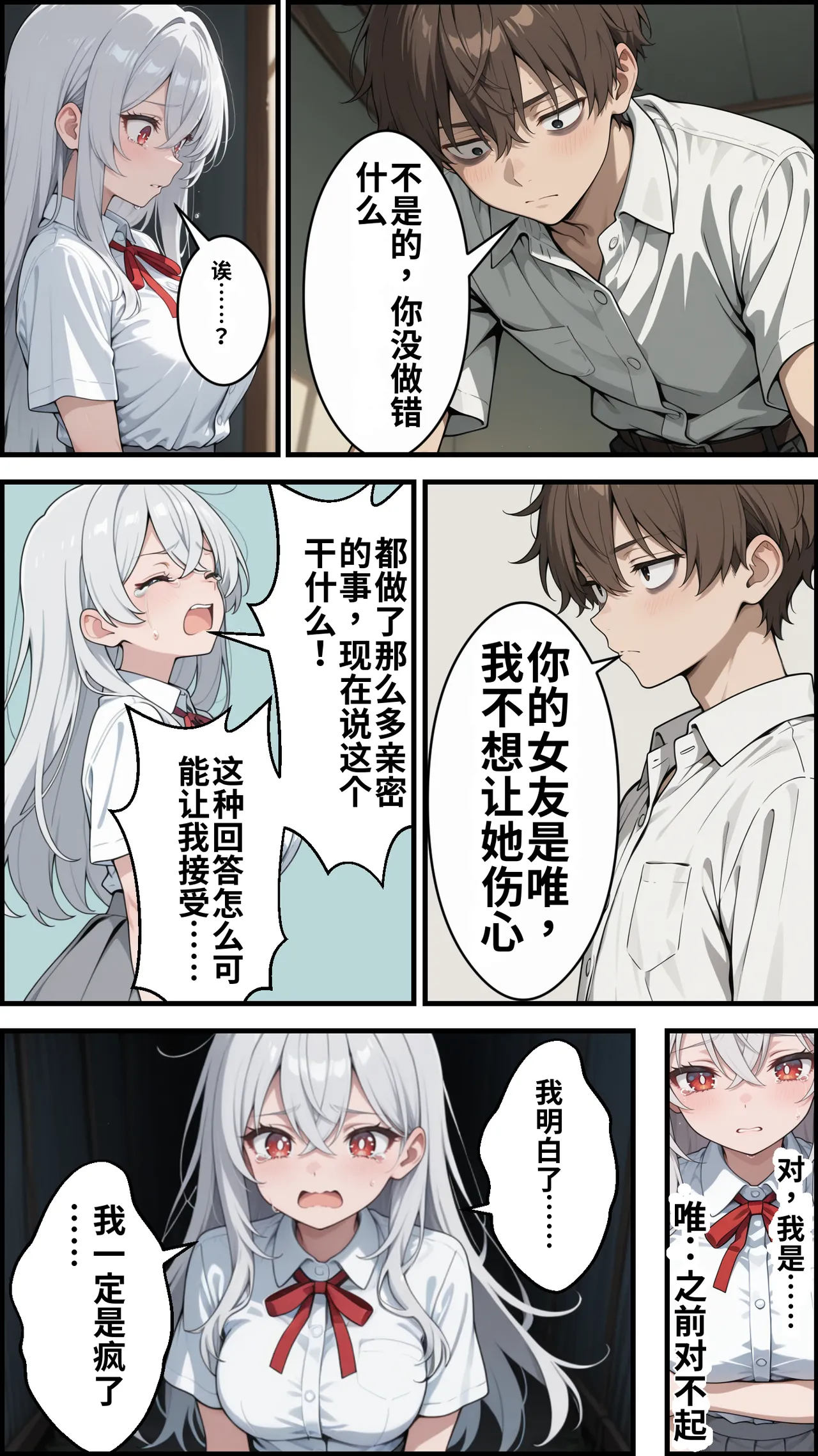 [ かにたま堂]幼馴染をTSさせたので彼女共々堕とす話[AI Generated] Page 128