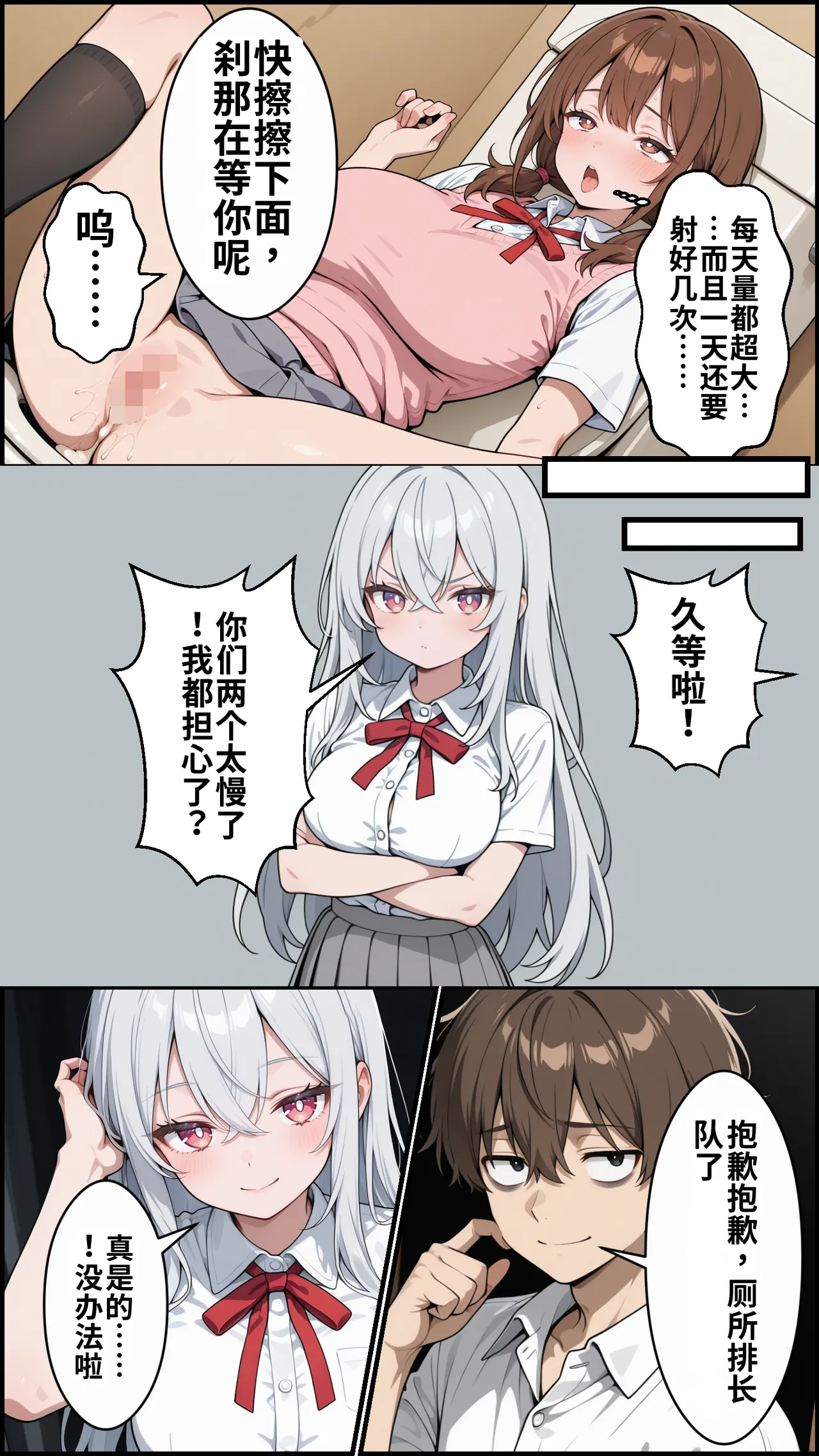 [ かにたま堂]幼馴染をTSさせたので彼女共々堕とす話[AI Generated] Page 144