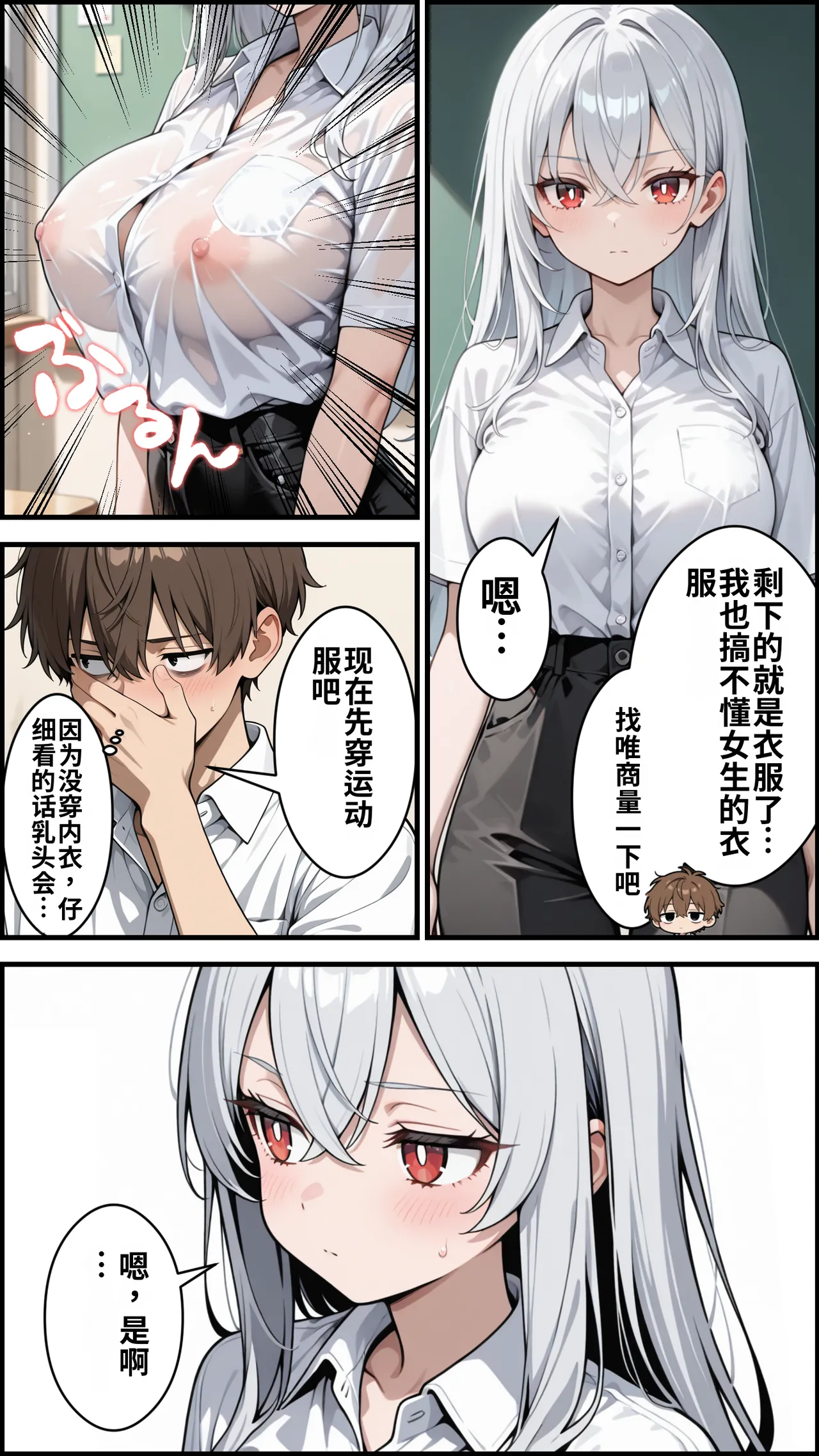 [ かにたま堂]幼馴染をTSさせたので彼女共々堕とす話[AI Generated] Page 16