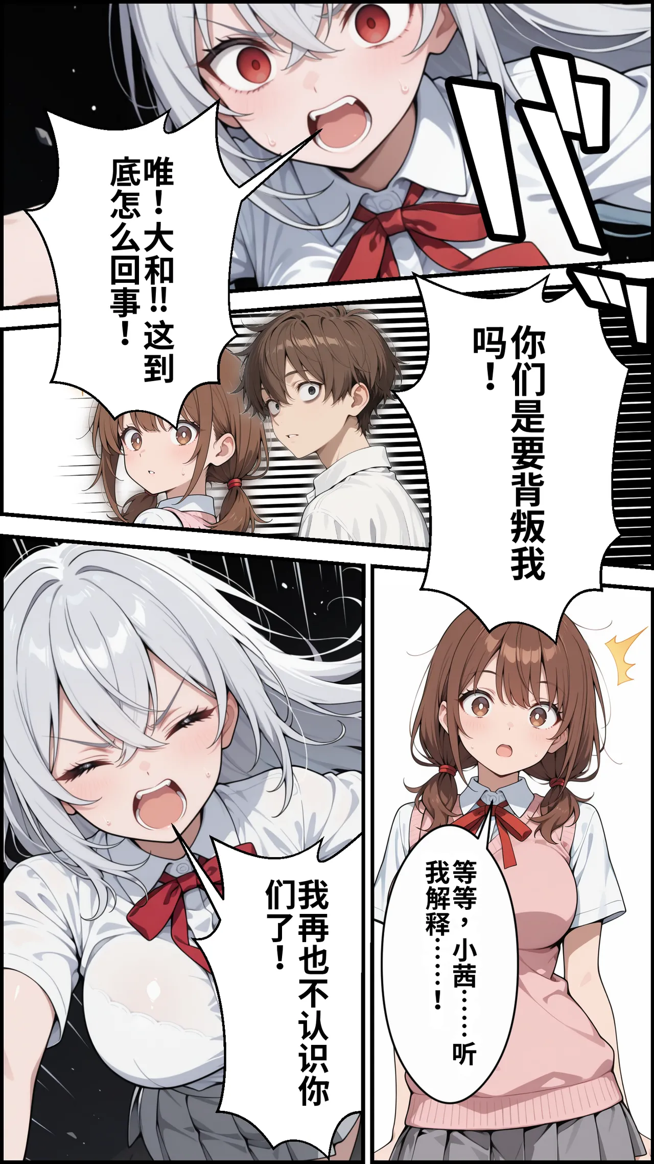 [ かにたま堂]幼馴染をTSさせたので彼女共々堕とす話[AI Generated] Page 162
