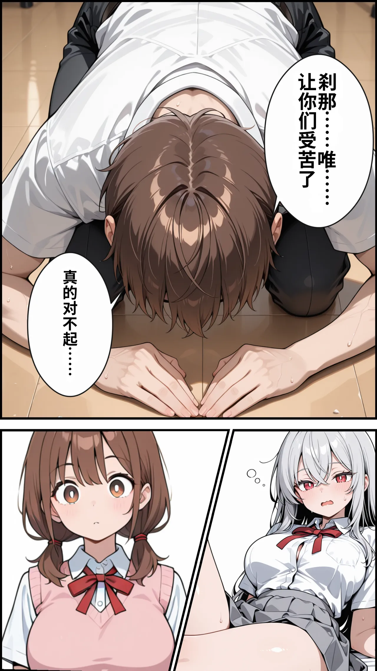 [ かにたま堂]幼馴染をTSさせたので彼女共々堕とす話[AI Generated] Page 173