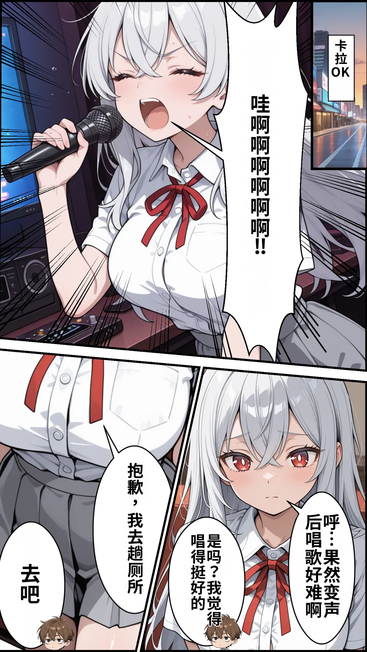 [ かにたま堂]幼馴染をTSさせたので彼女共々堕とす話[AI Generated] Page 46
