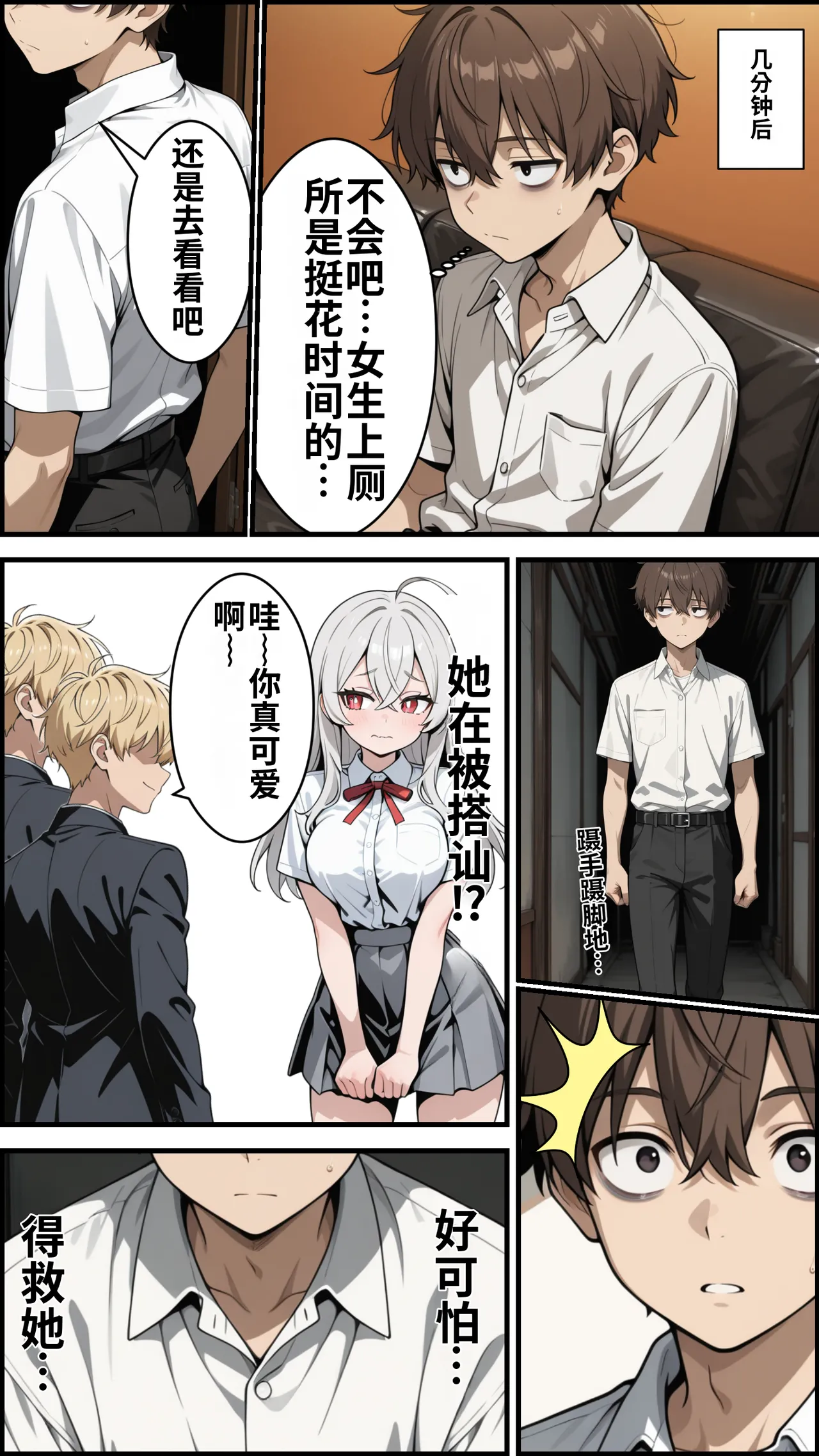 [ かにたま堂]幼馴染をTSさせたので彼女共々堕とす話[AI Generated] Page 47