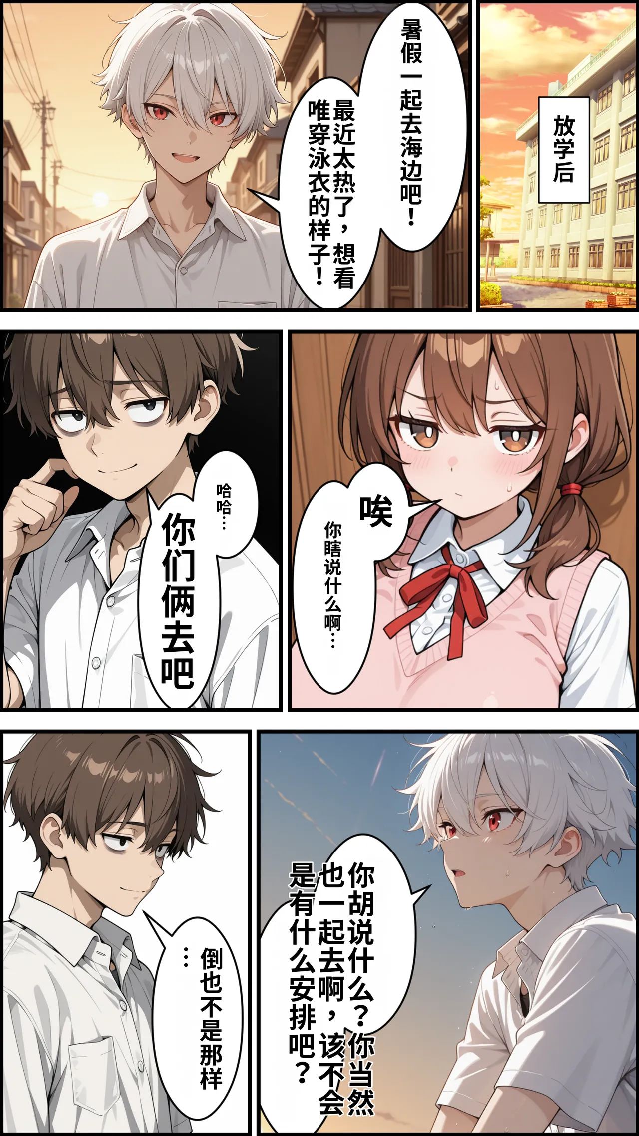 [ かにたま堂]幼馴染をTSさせたので彼女共々堕とす話[AI Generated] Page 6