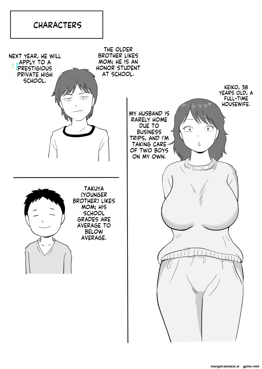 [Momoziri Hustle Dou]Dekachin no Otouto ga Kaa-san o Netotteita[English] Page 2
