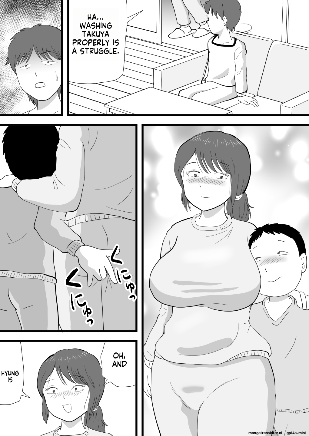 [Momoziri Hustle Dou]Dekachin no Otouto ga Kaa-san o Netotteita[English] Page 21