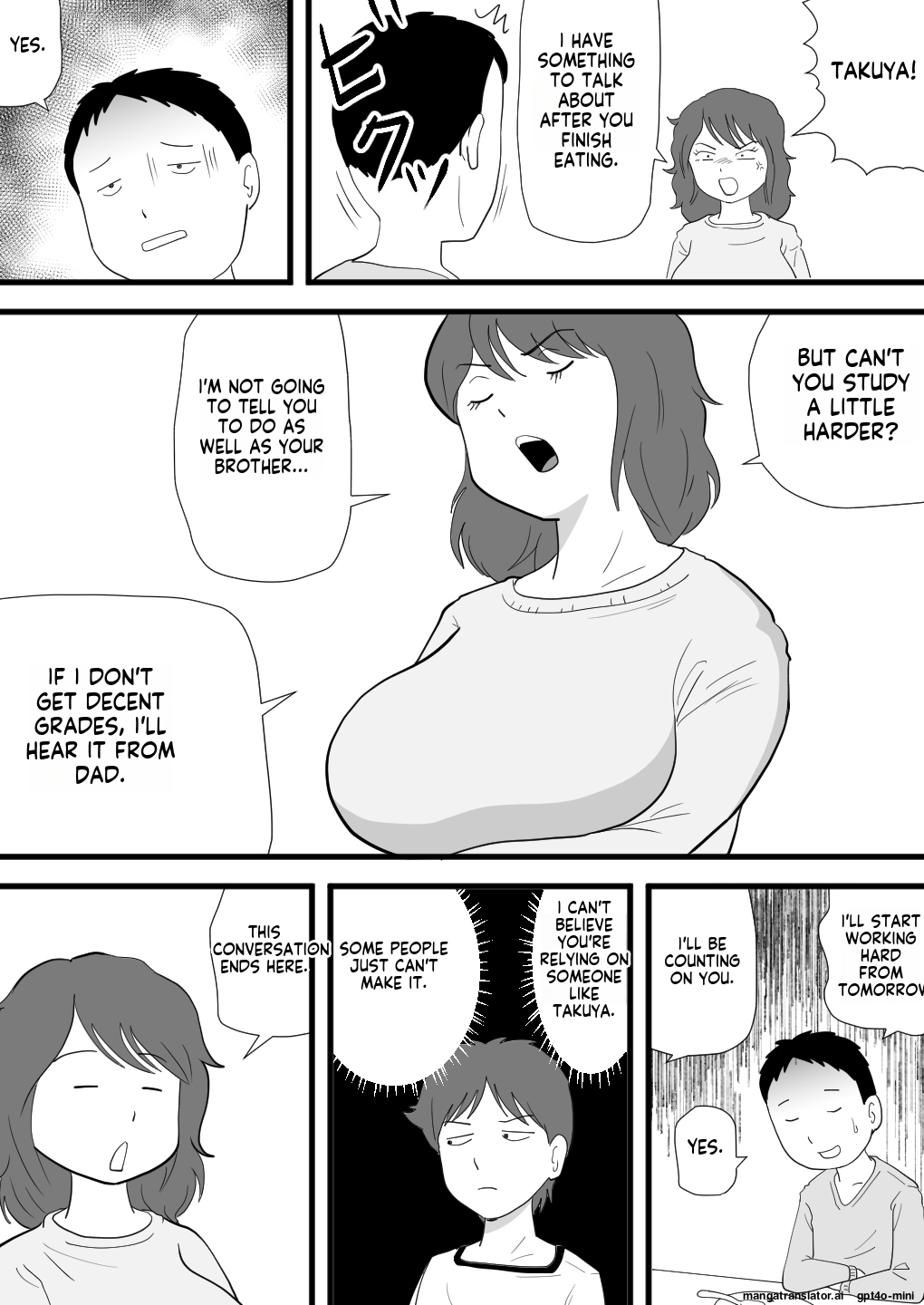 [Momoziri Hustle Dou]Dekachin no Otouto ga Kaa-san o Netotteita[English] Page 7